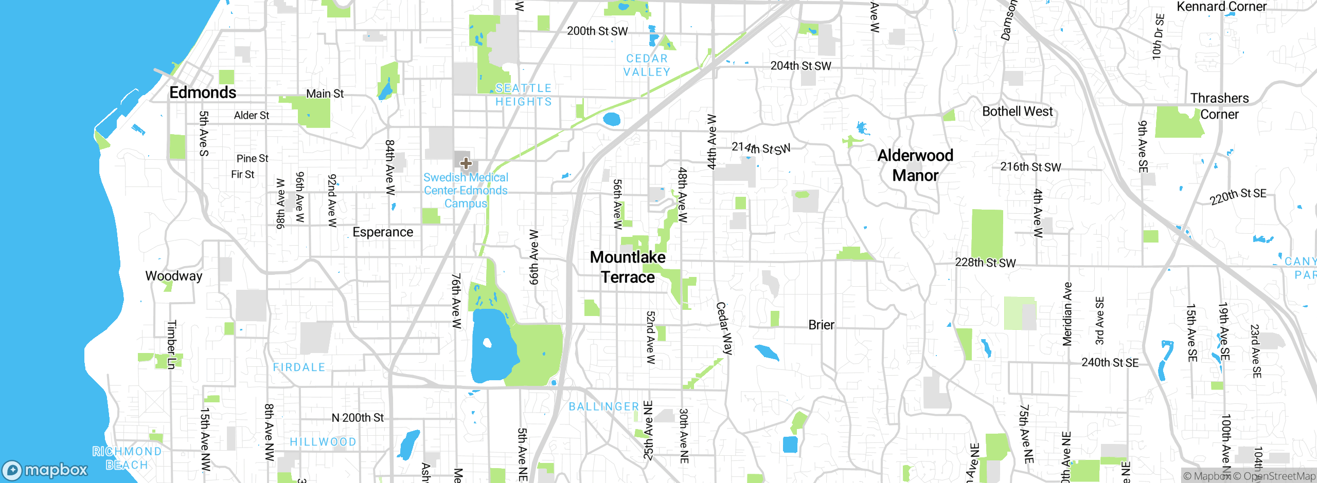 Map showing approximate location
