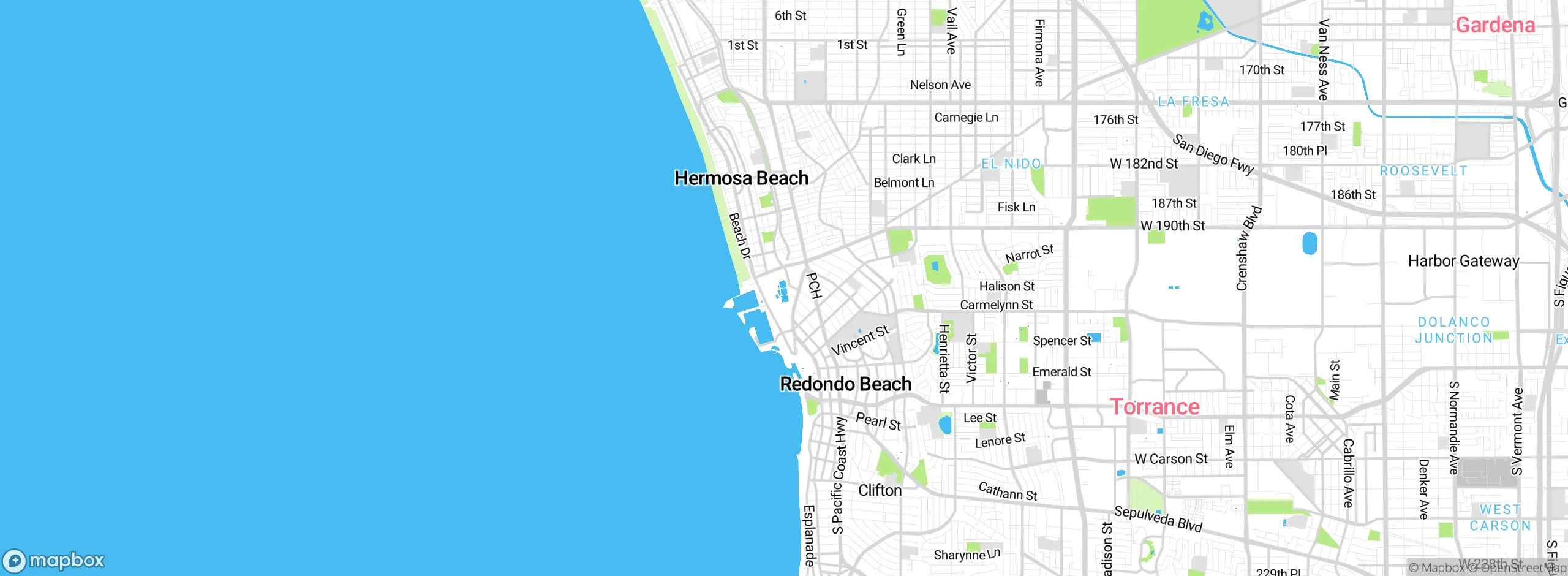 Map showing approximate location