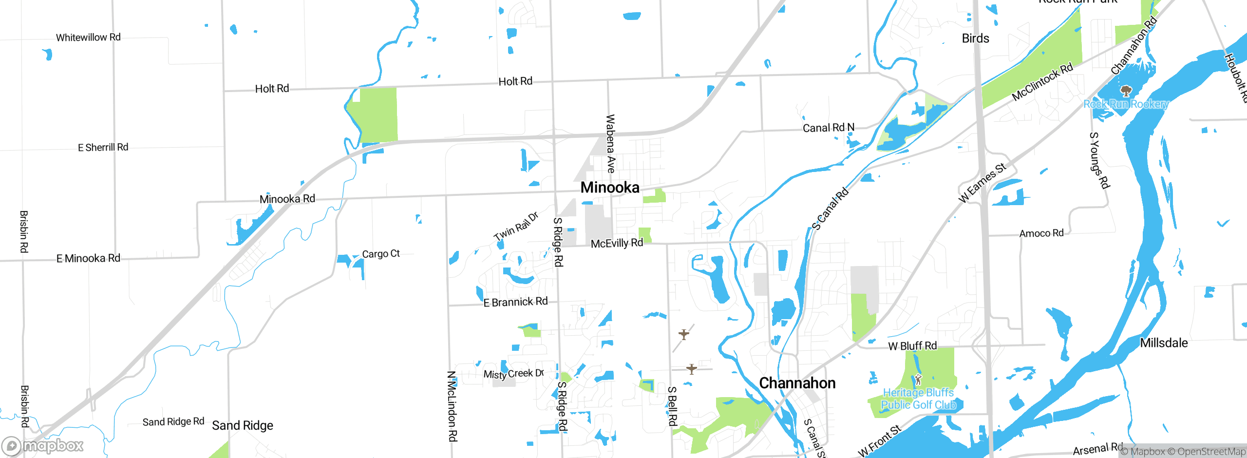 Map showing approximate location