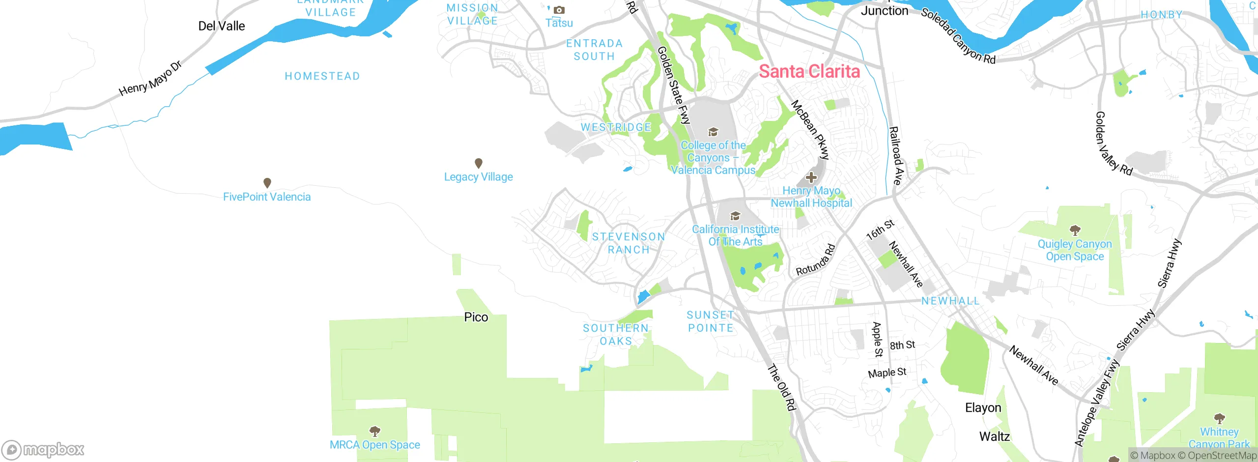 Map showing approximate location