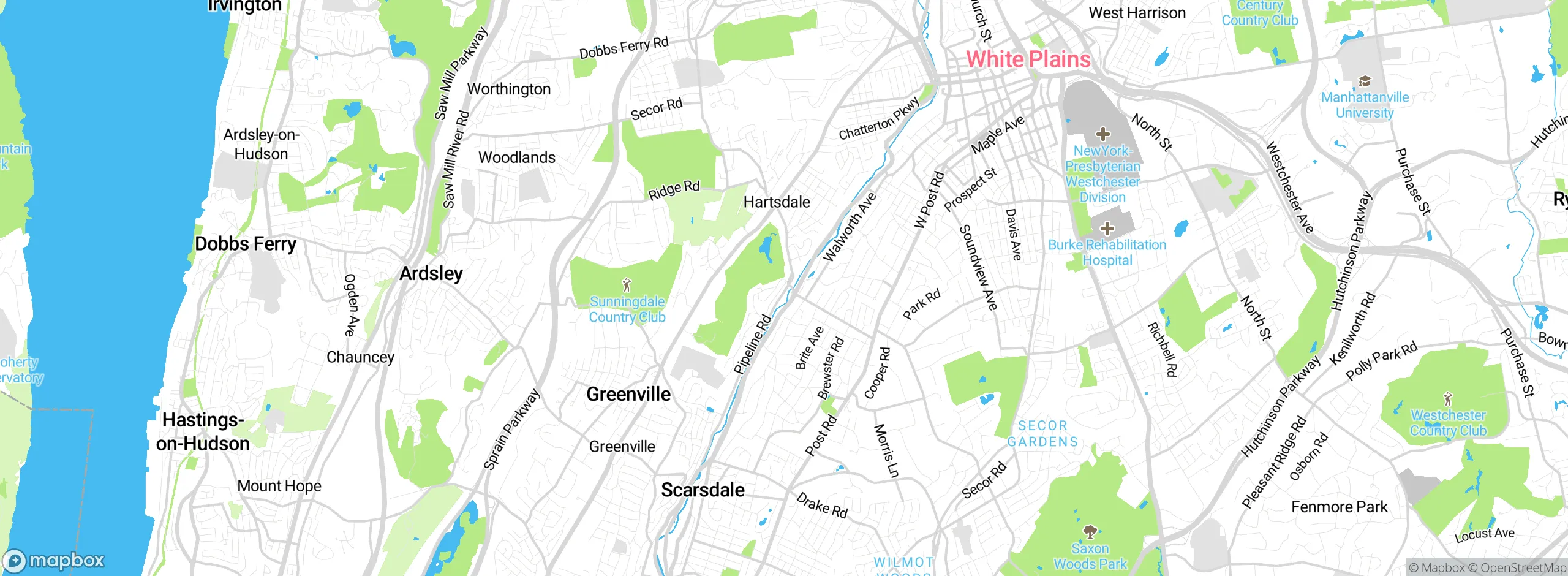 Map showing approximate location