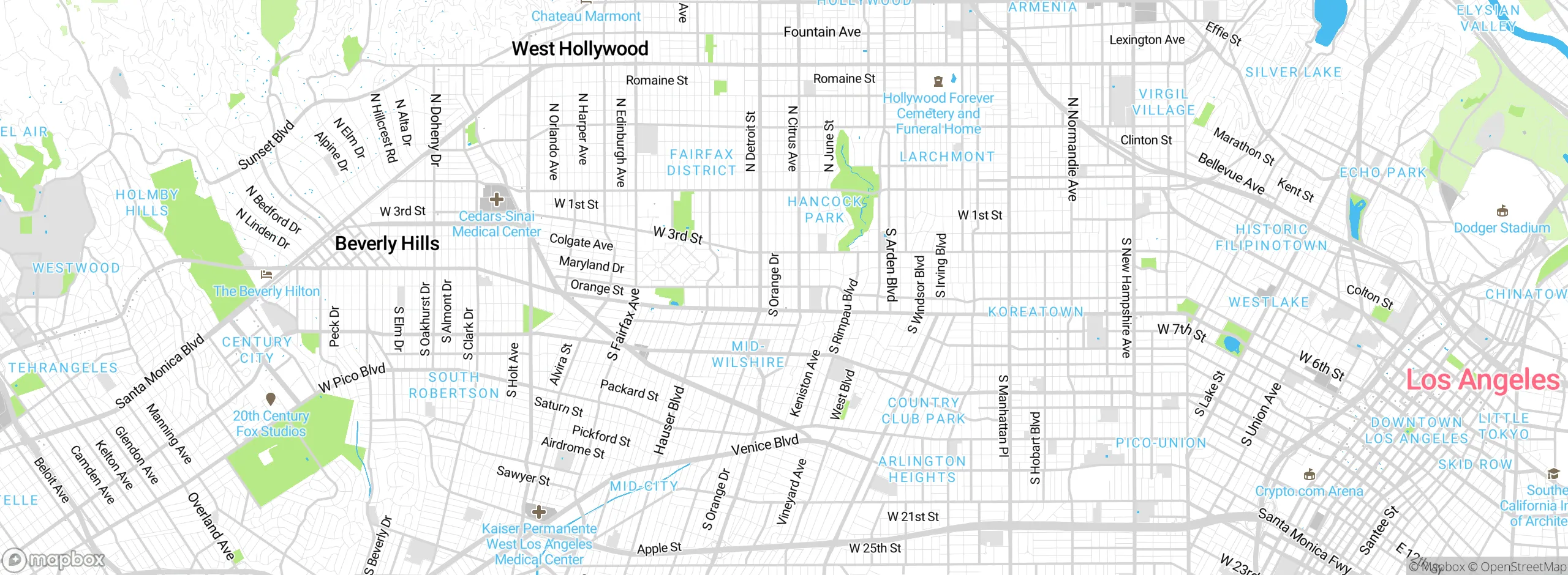 Map showing approximate location