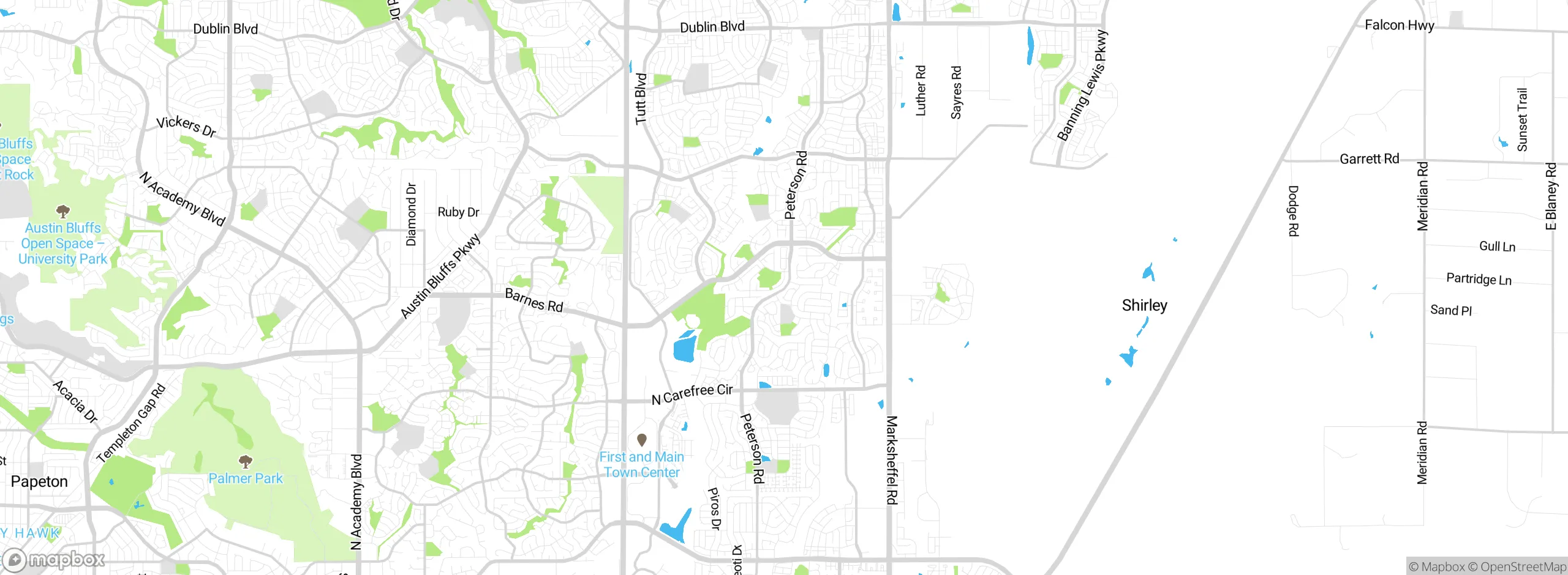 Map showing approximate location