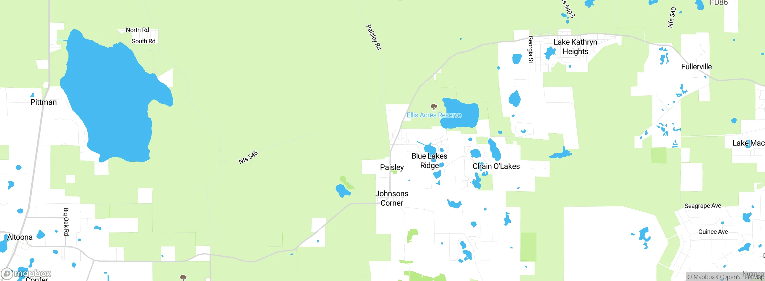 Map showing approximate location