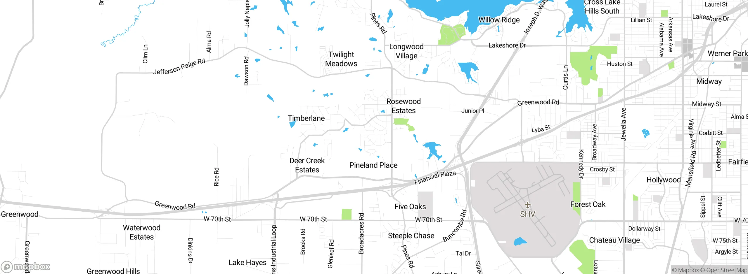 Map showing approximate location