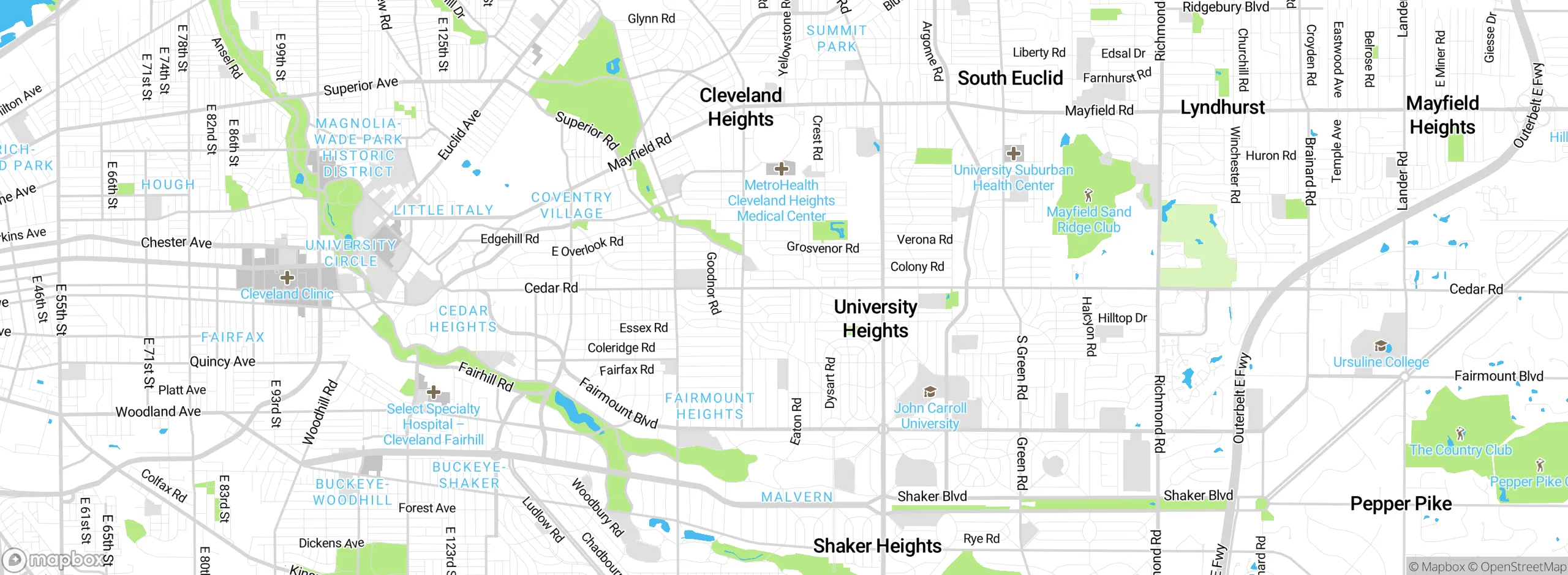 Map showing approximate location