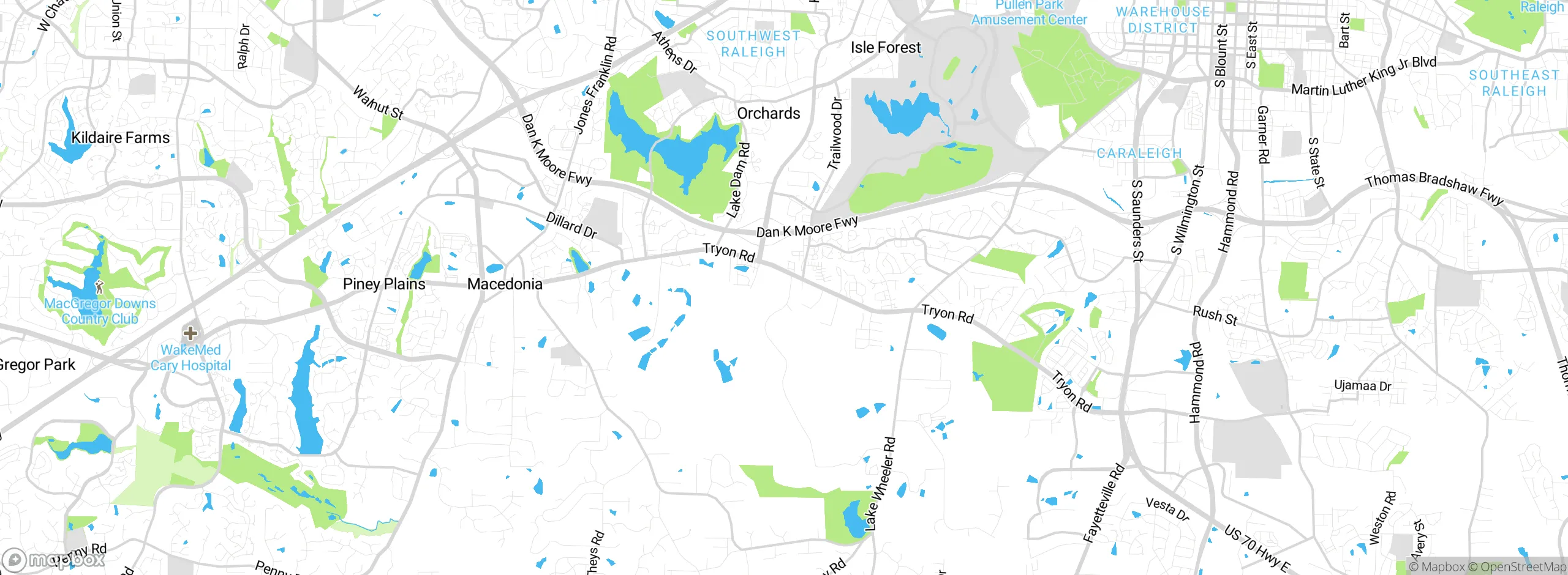 Map showing approximate location