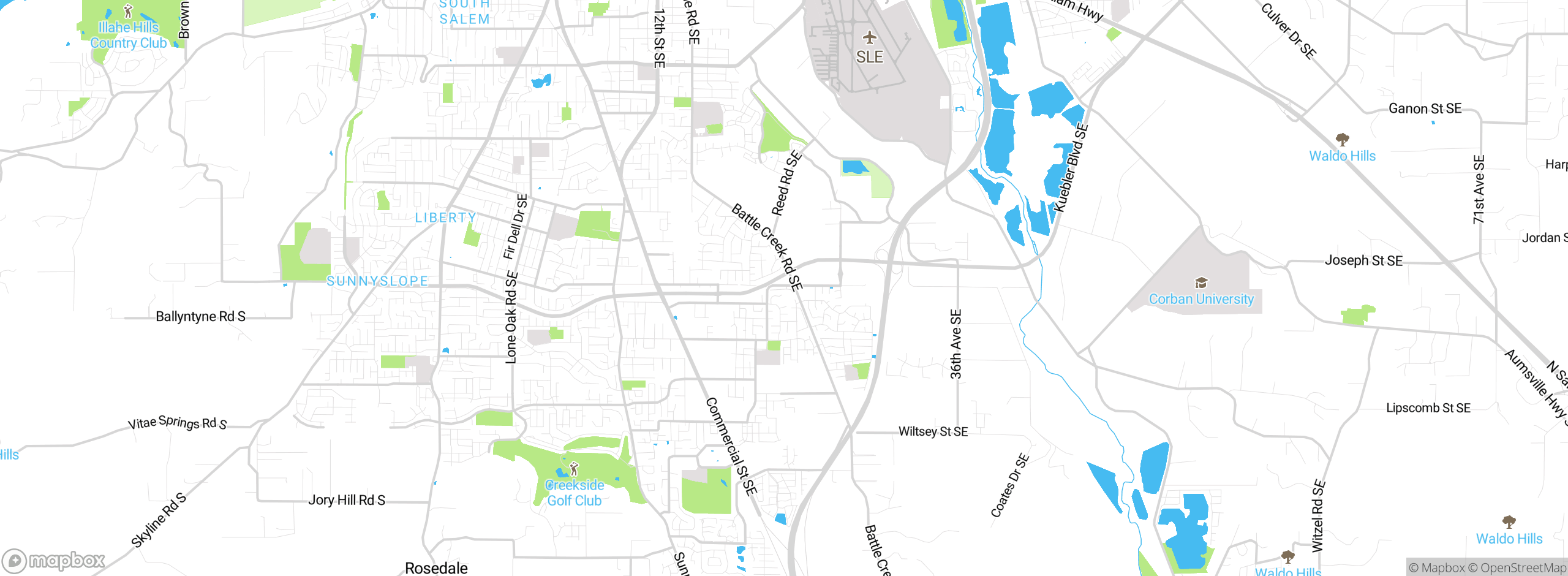 Map showing approximate location