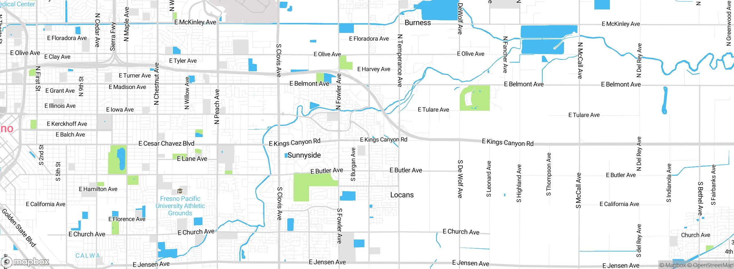 Map showing approximate location