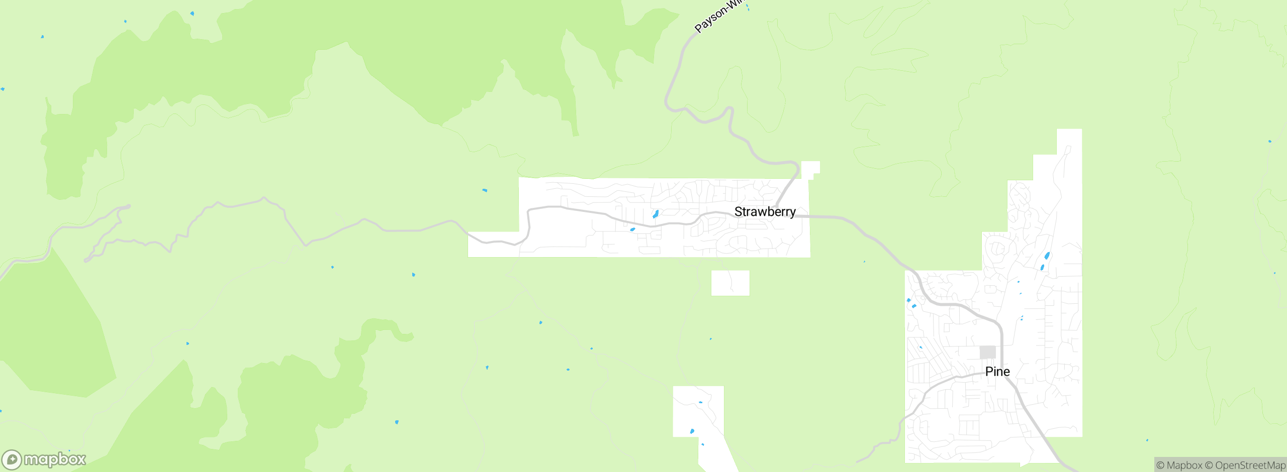 Map showing approximate location