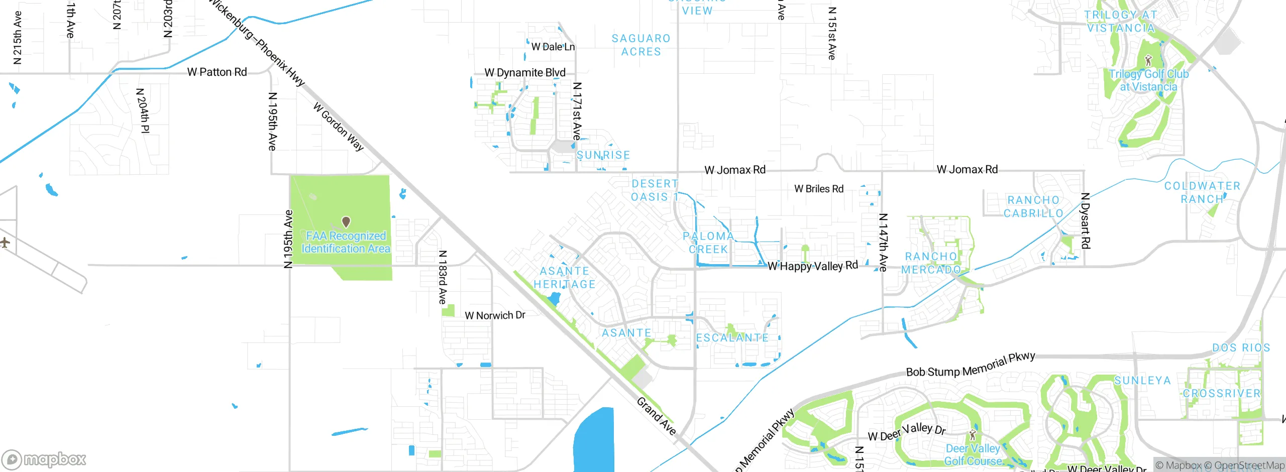 Map showing approximate location