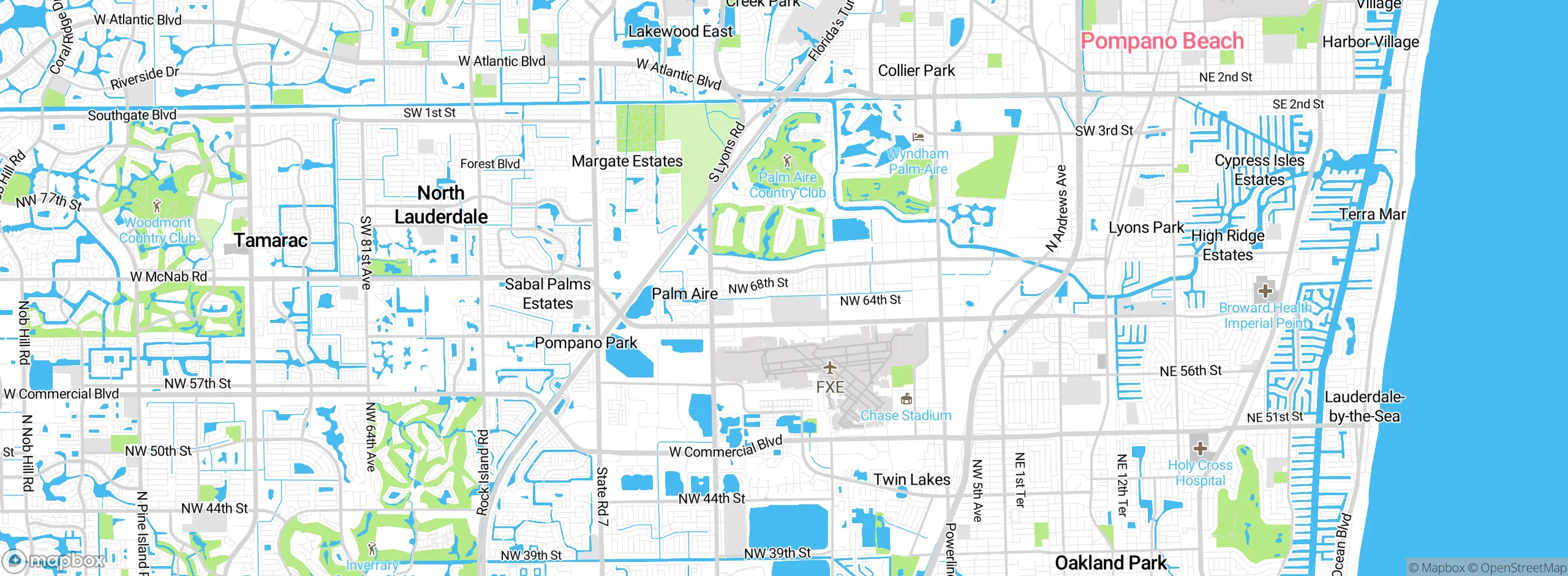 Map showing approximate location