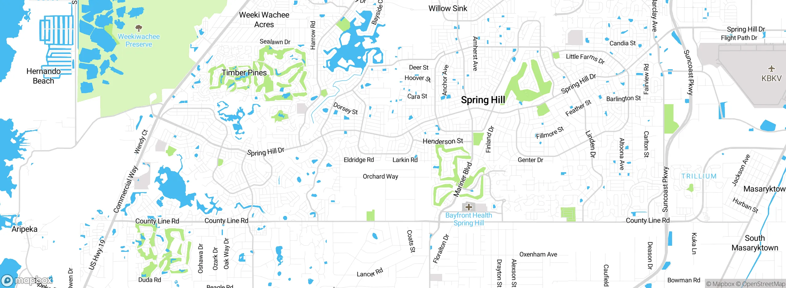 Map showing approximate location