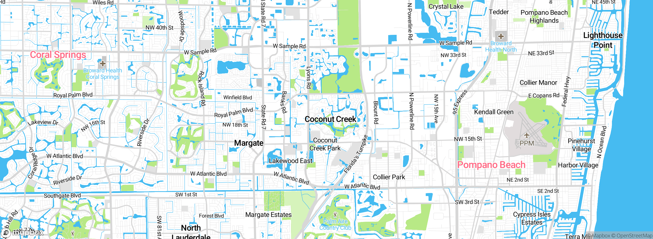 Map showing approximate location