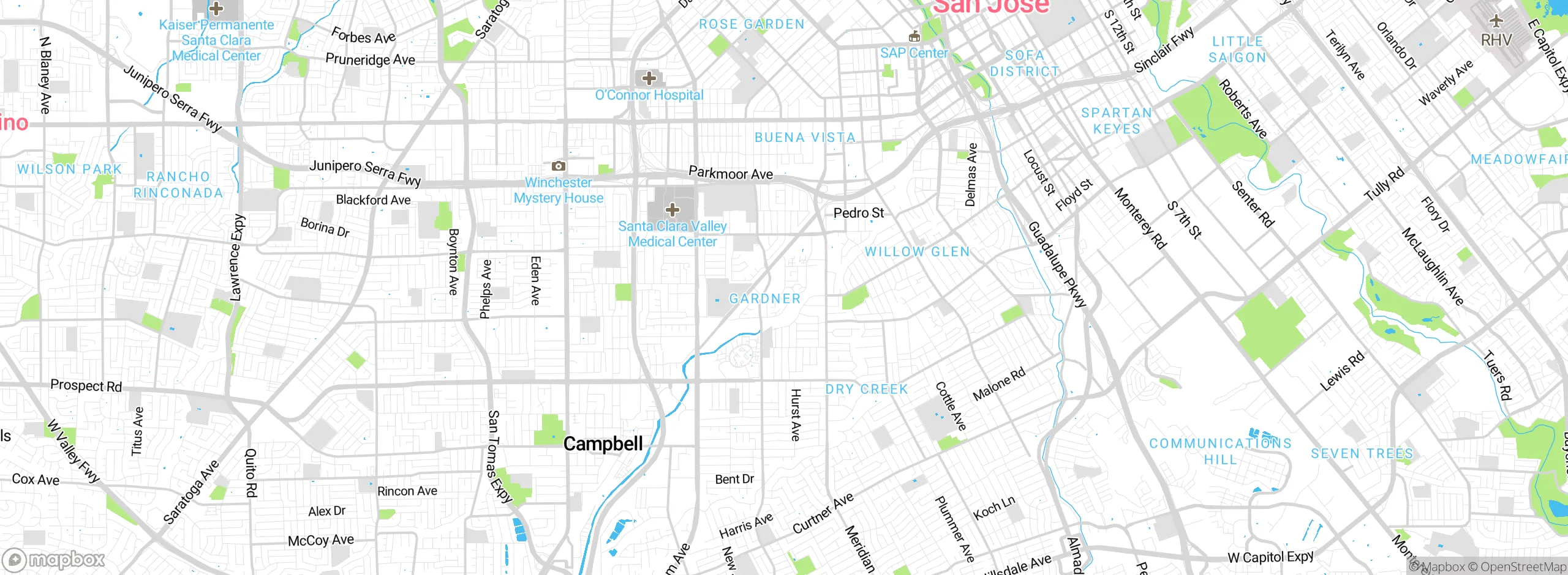 Map showing approximate location