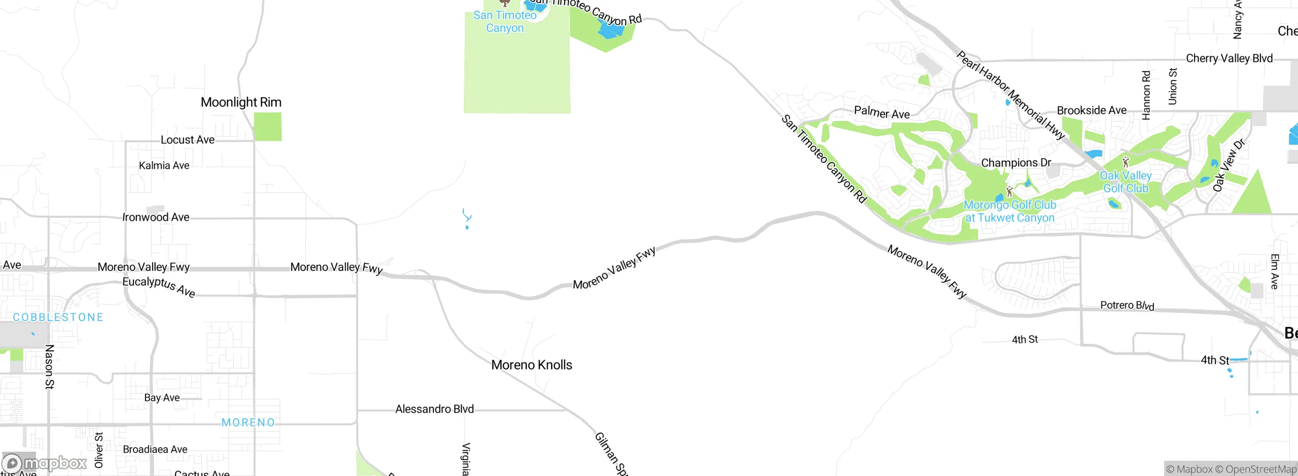 Map showing approximate location