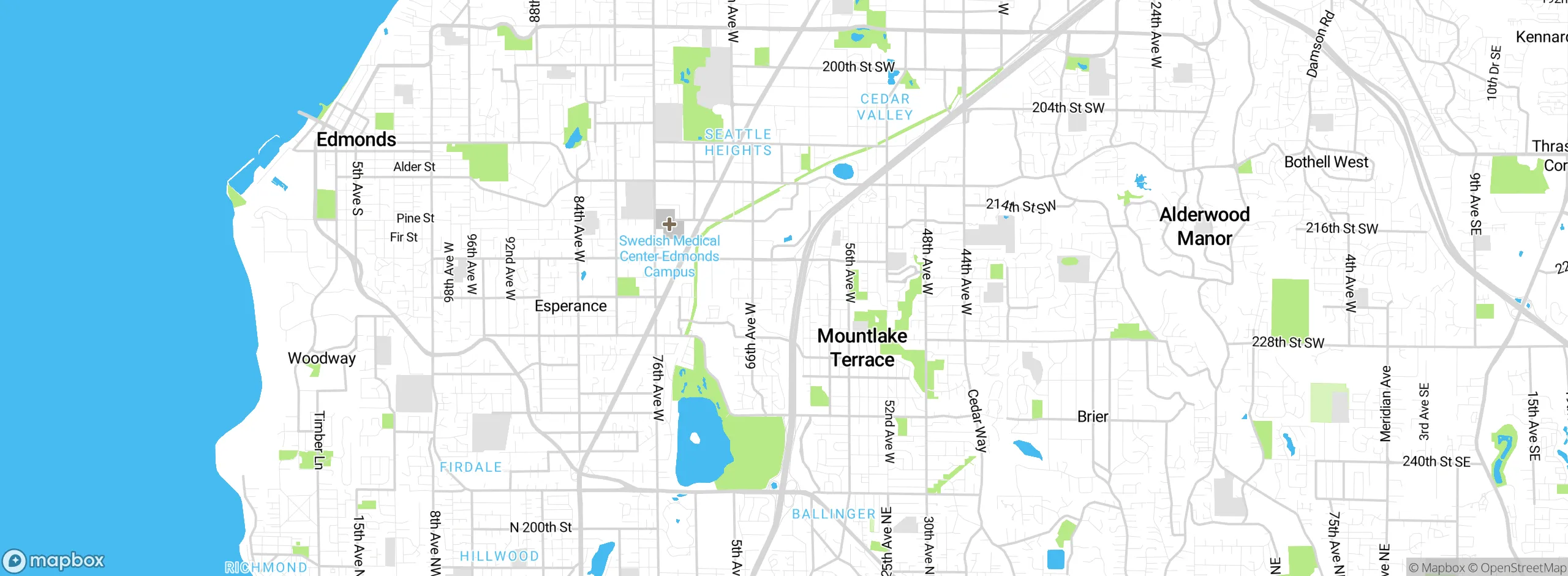 Map showing approximate location
