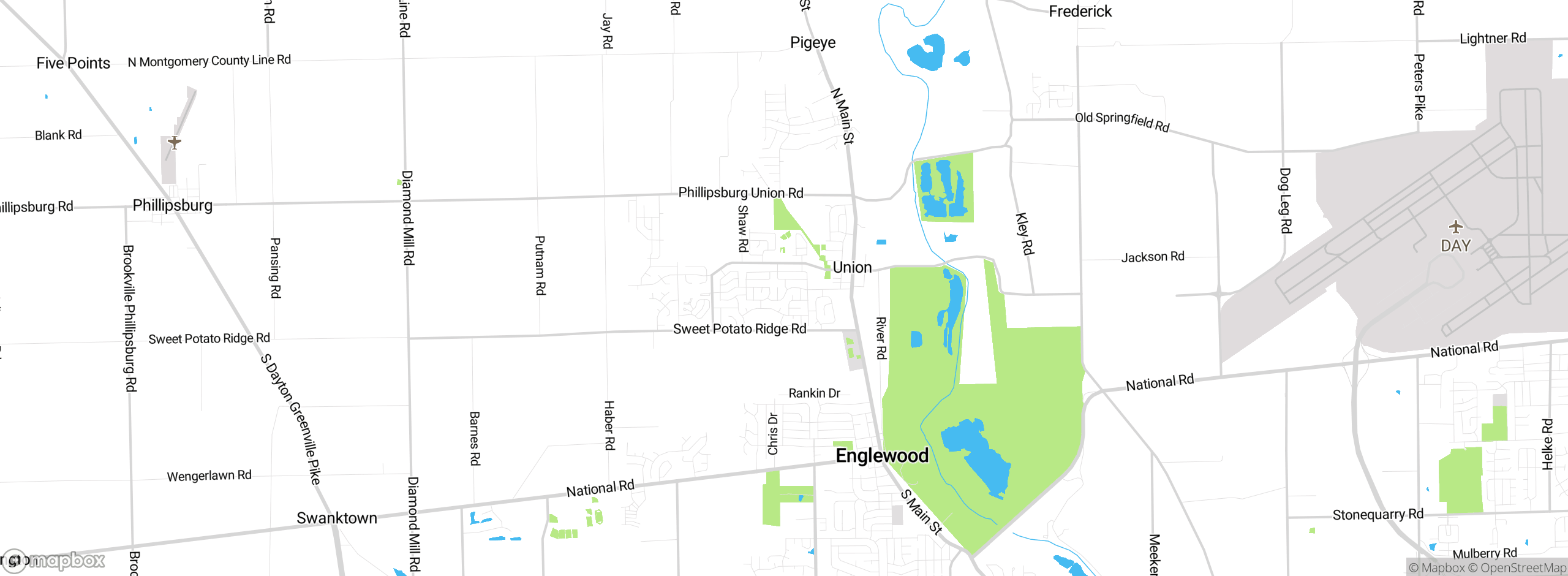 Map showing approximate location