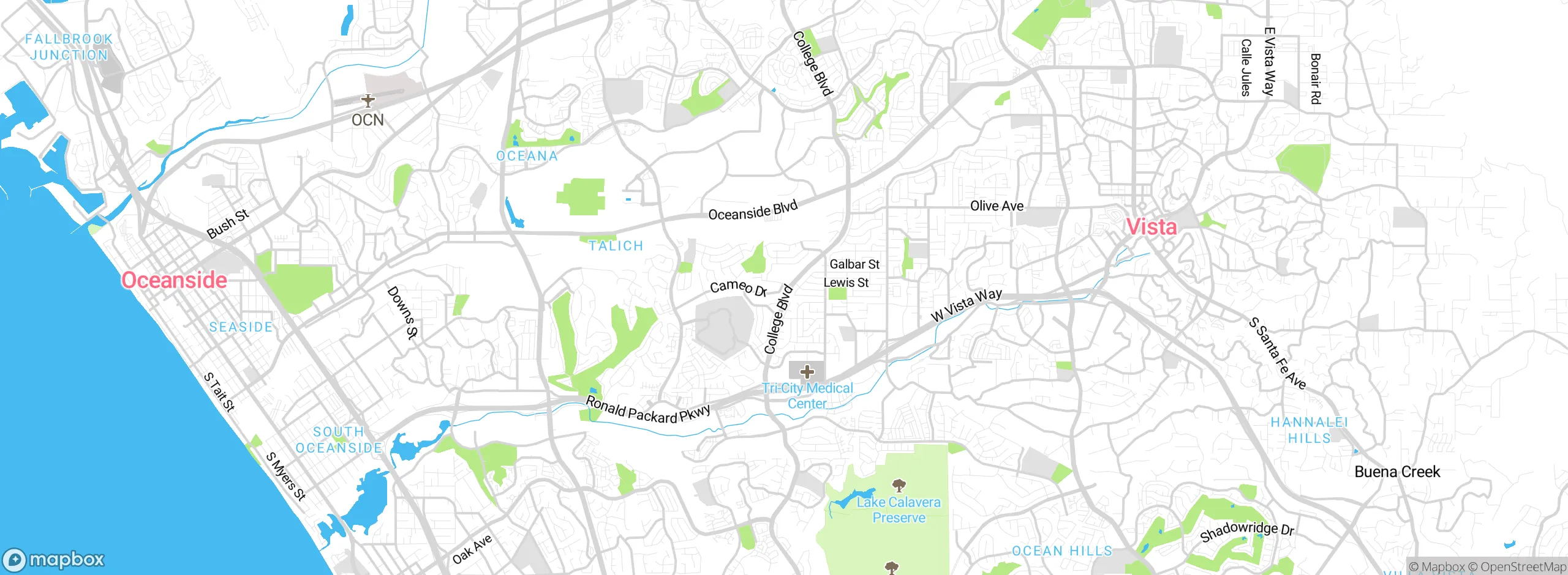 Map showing approximate location