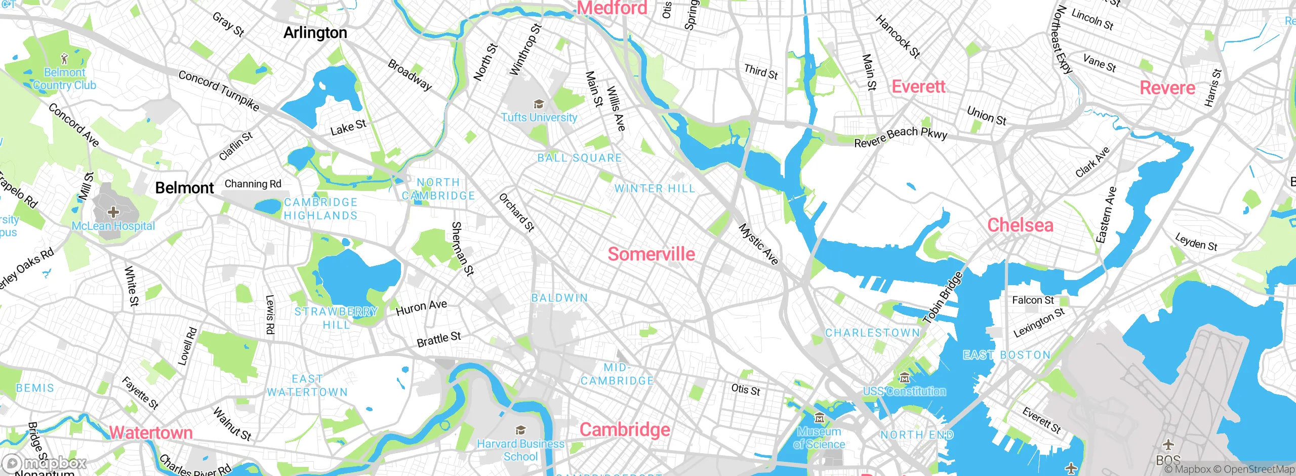 Map showing approximate location