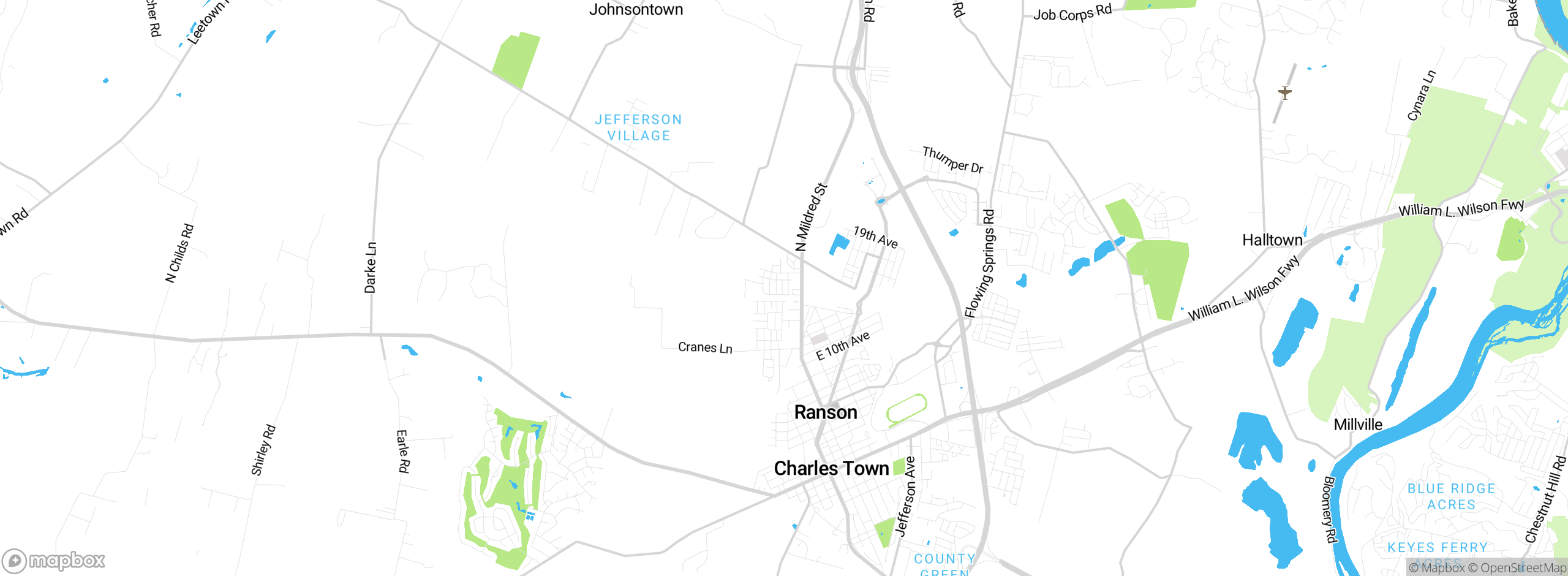 Map showing approximate location