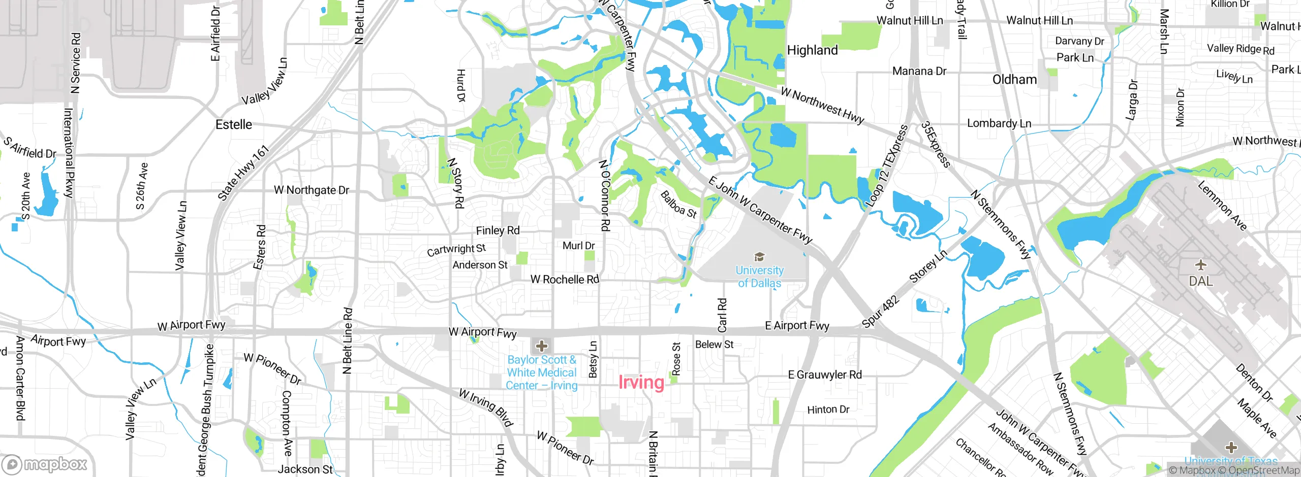Map showing approximate location
