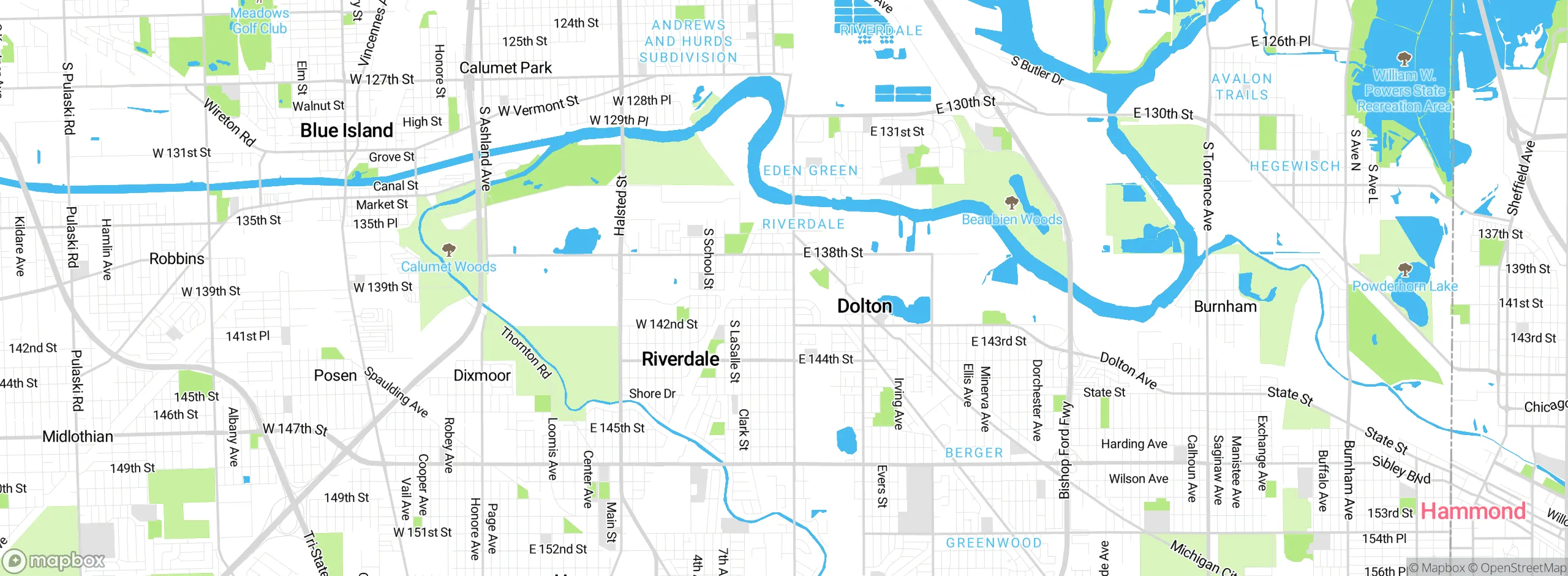 Map showing approximate location