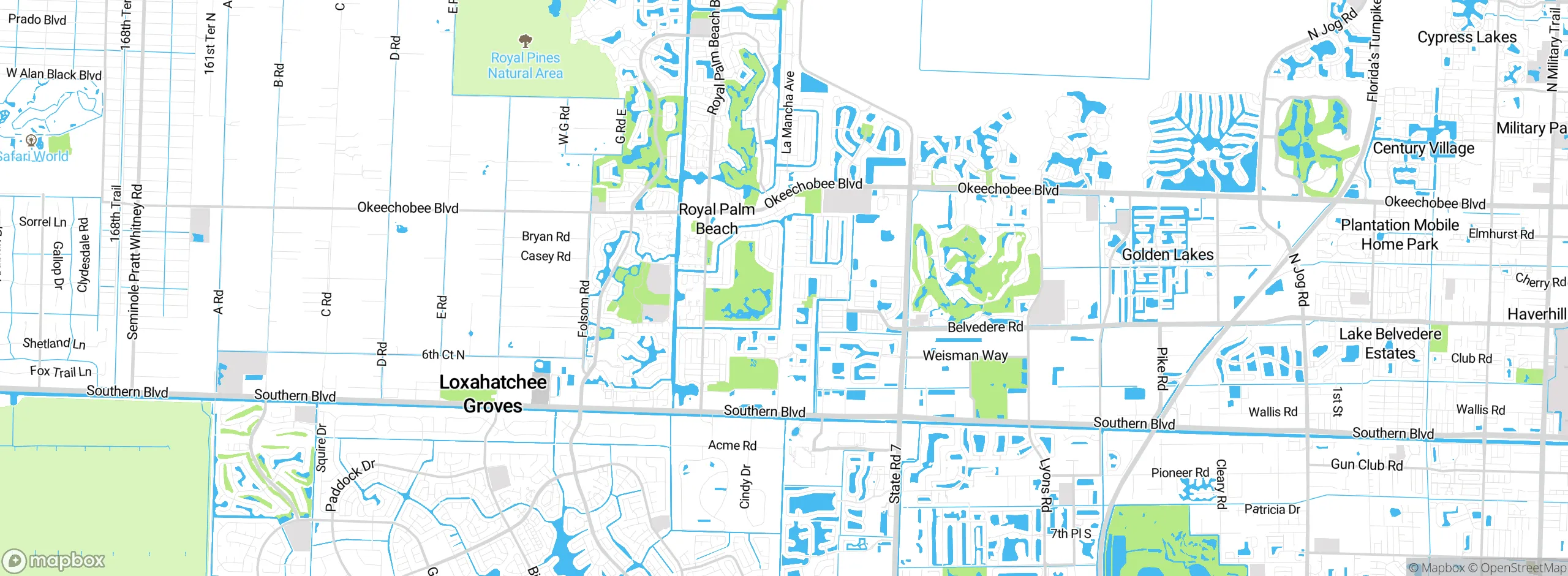 Map showing approximate location
