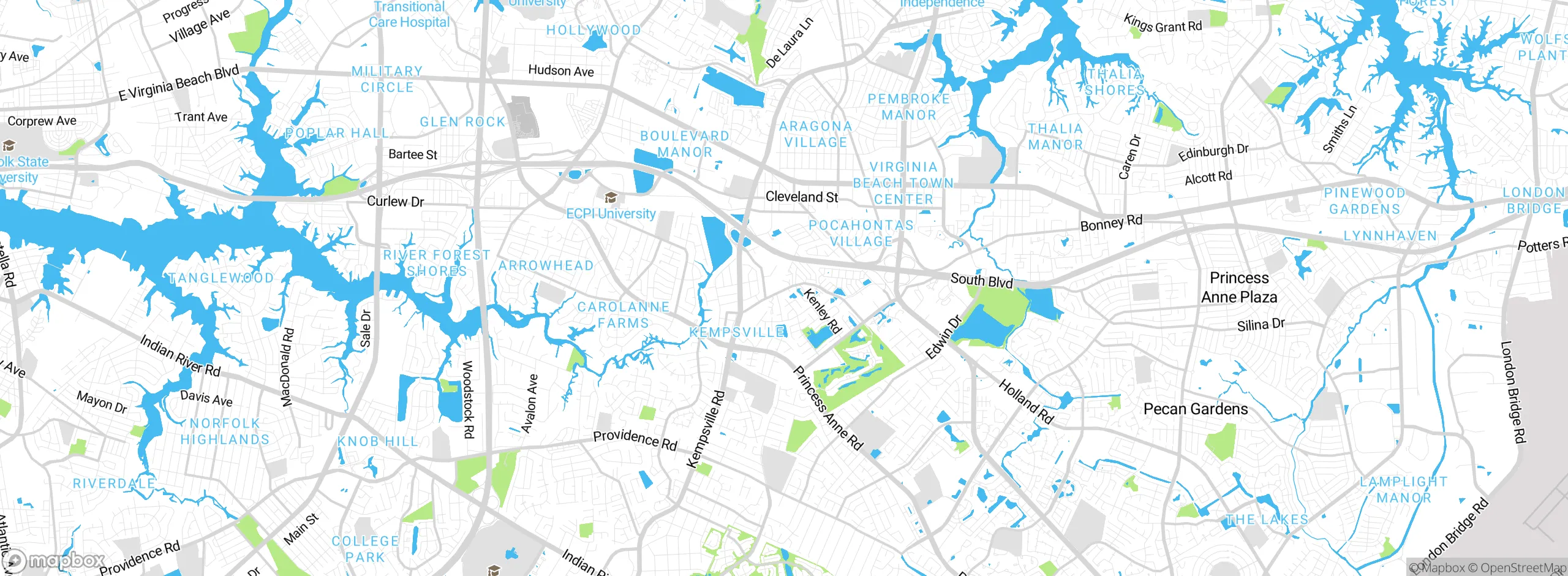 Map showing approximate location