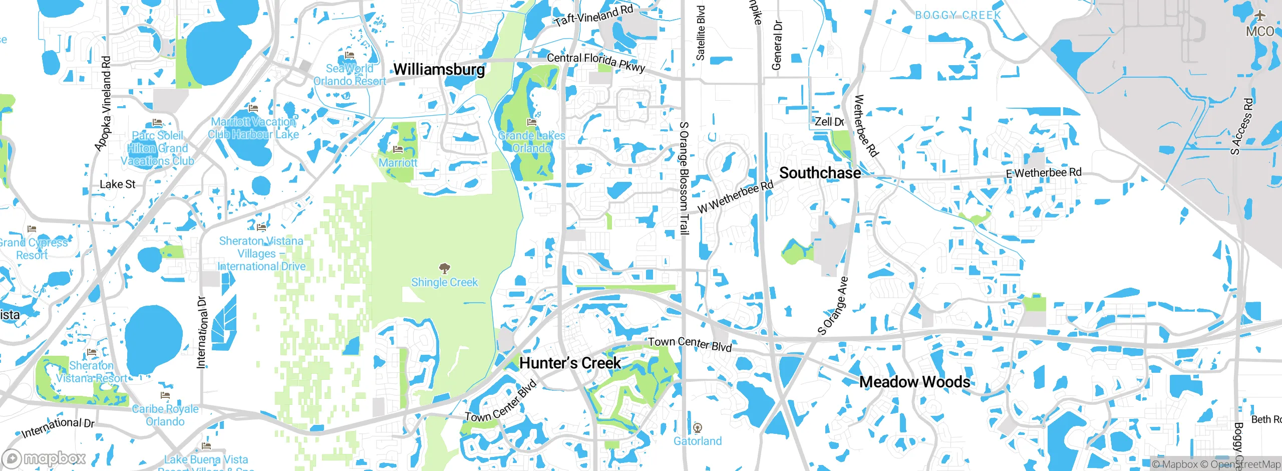 Map showing approximate location