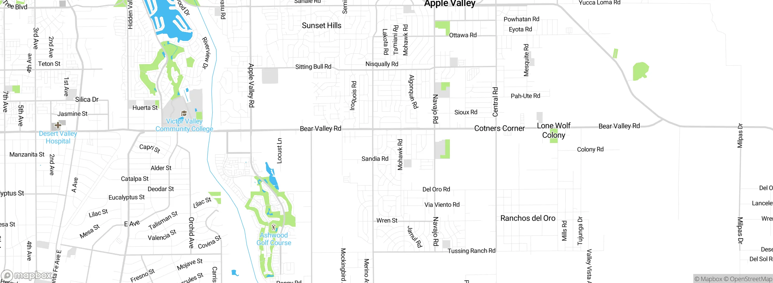 Map showing approximate location
