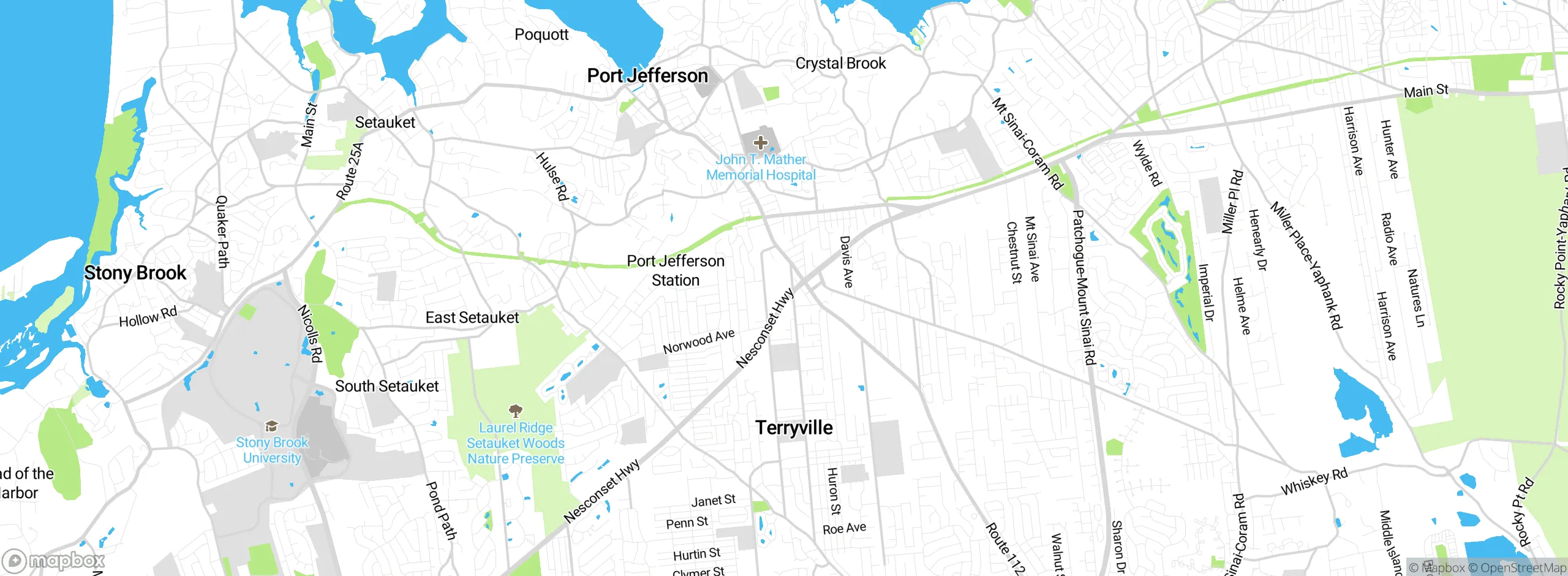 Map showing approximate location