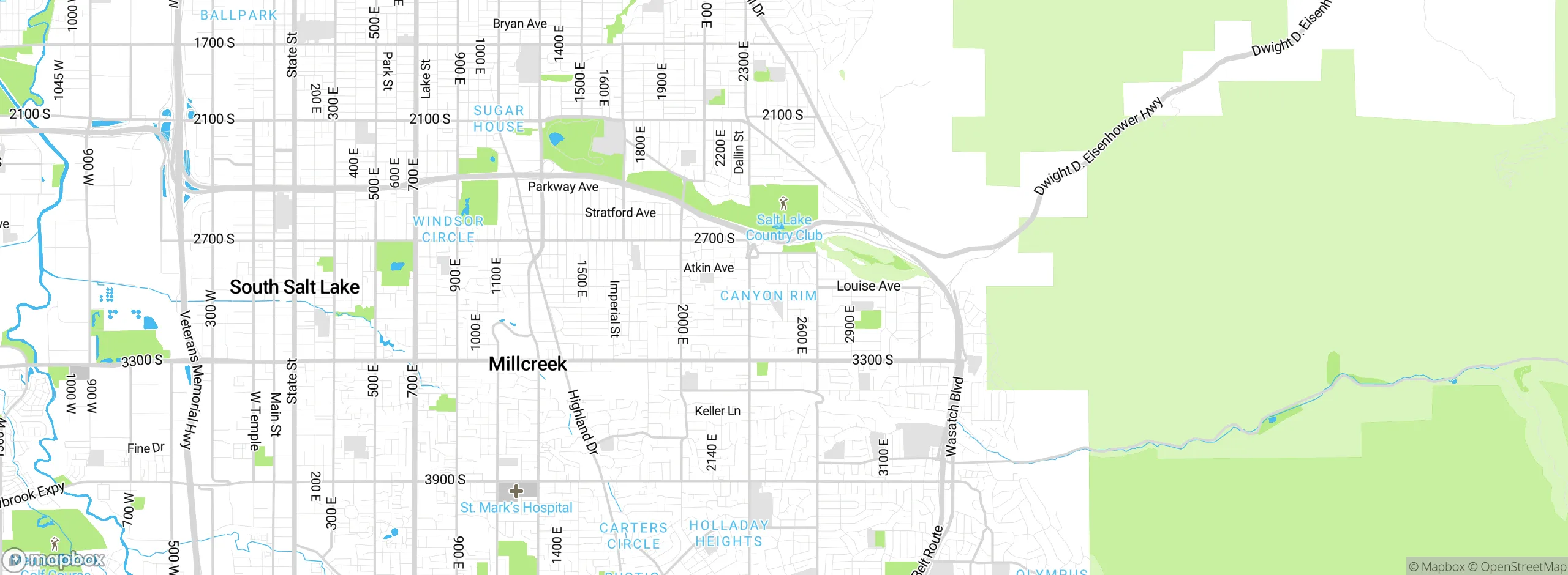 Map showing approximate location