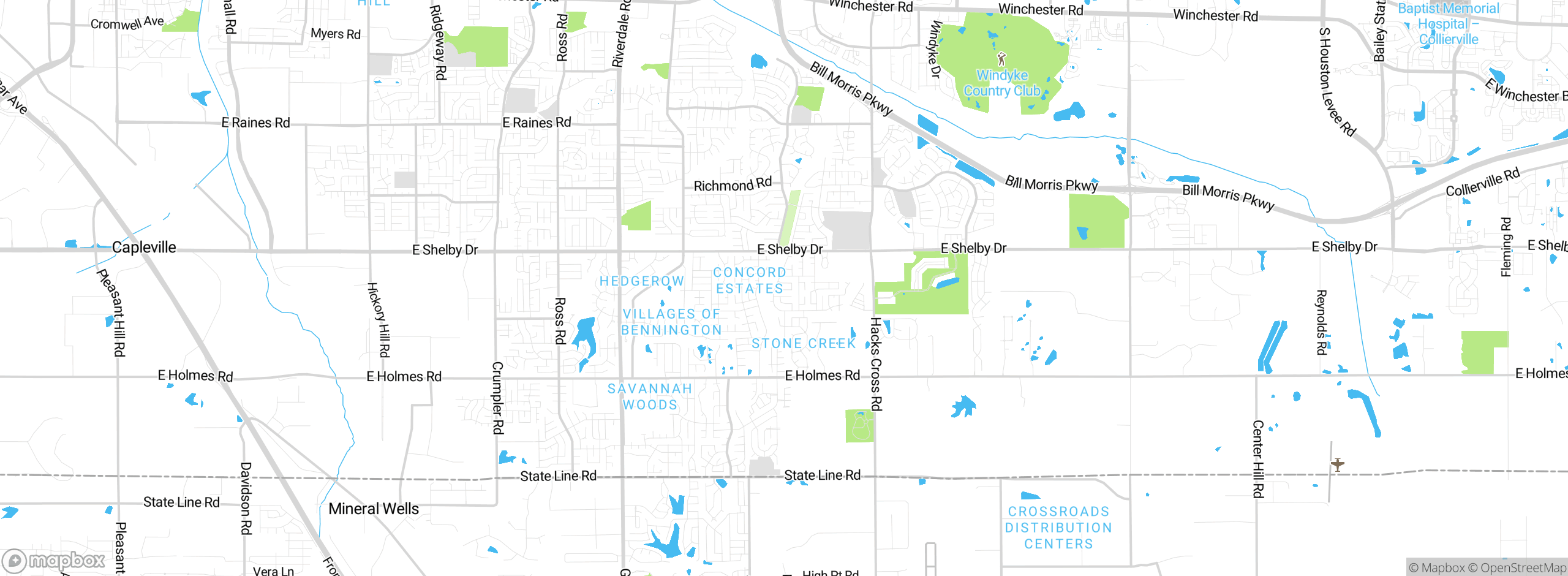 Map showing approximate location