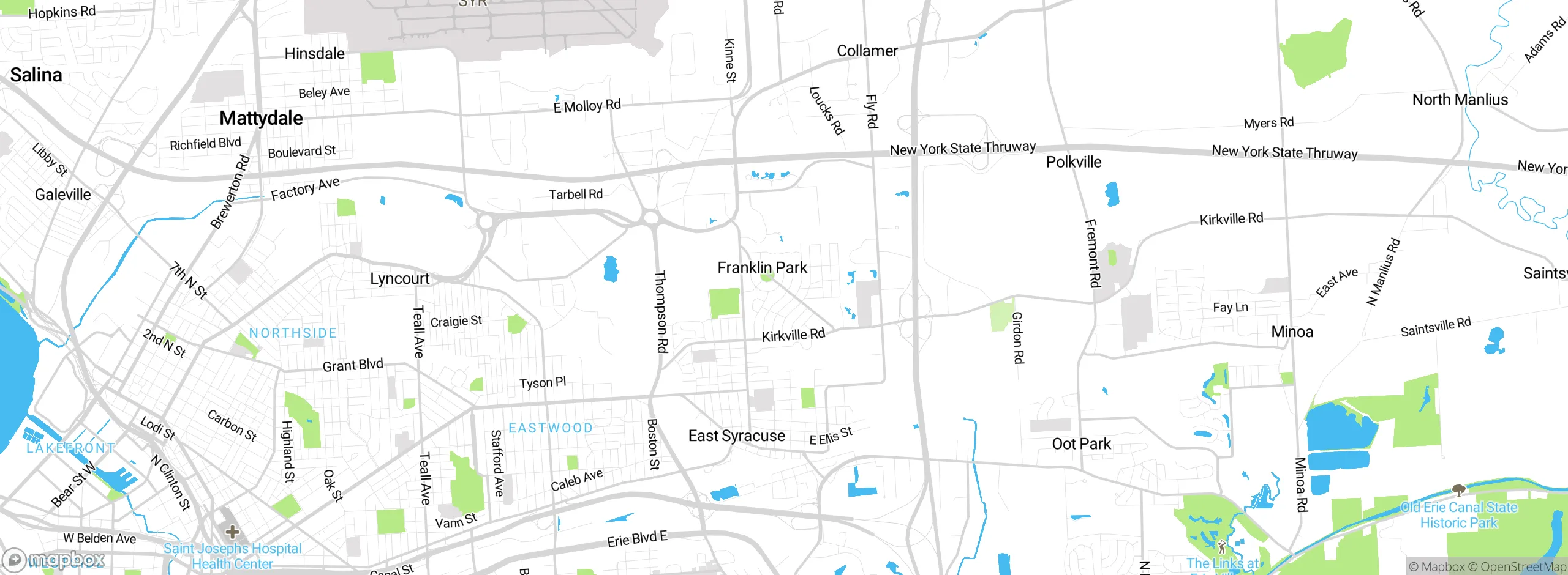 Map showing approximate location