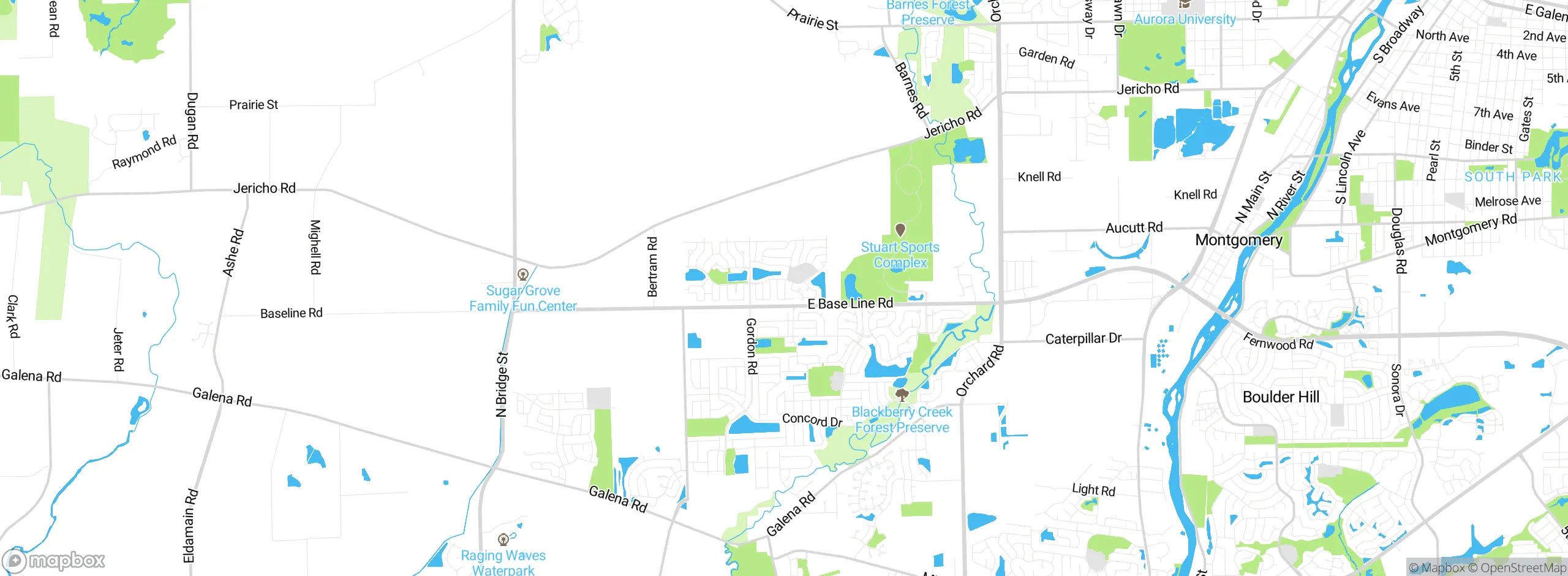 Map showing approximate location