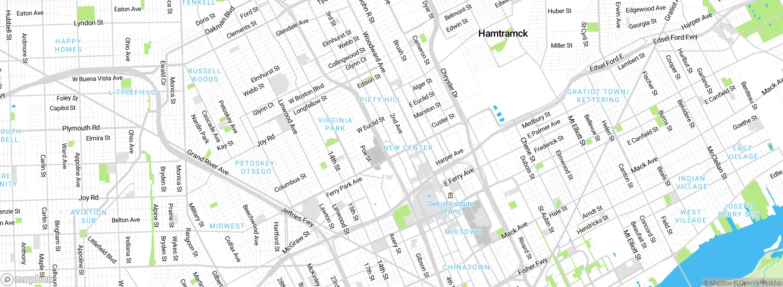 Map showing approximate location