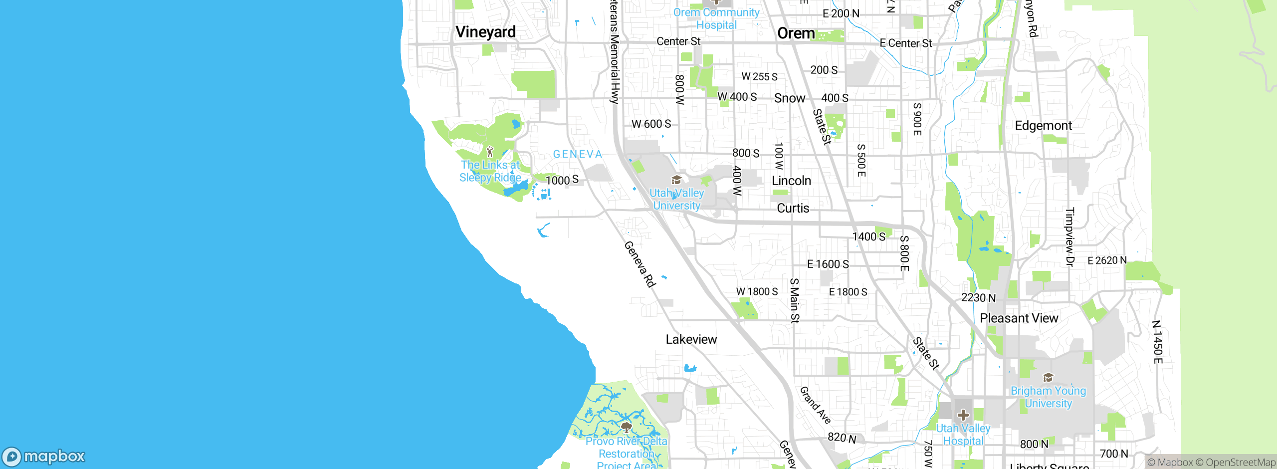Map showing approximate location