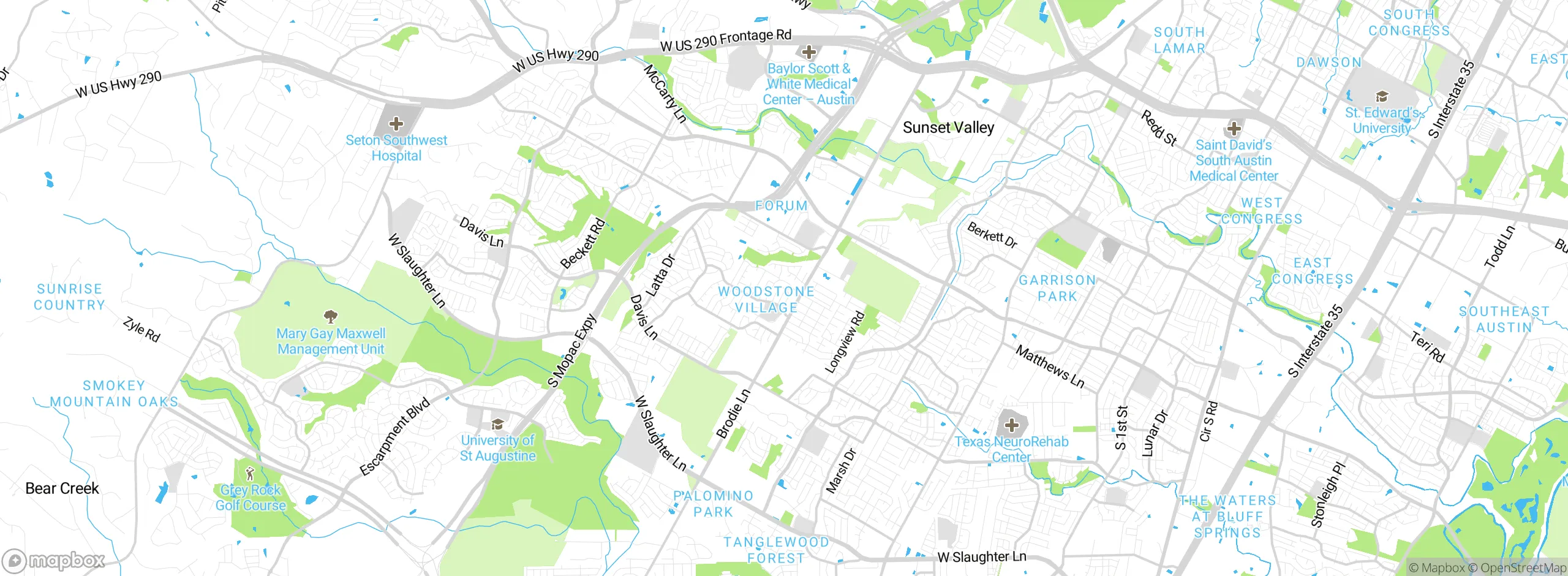 Map showing approximate location