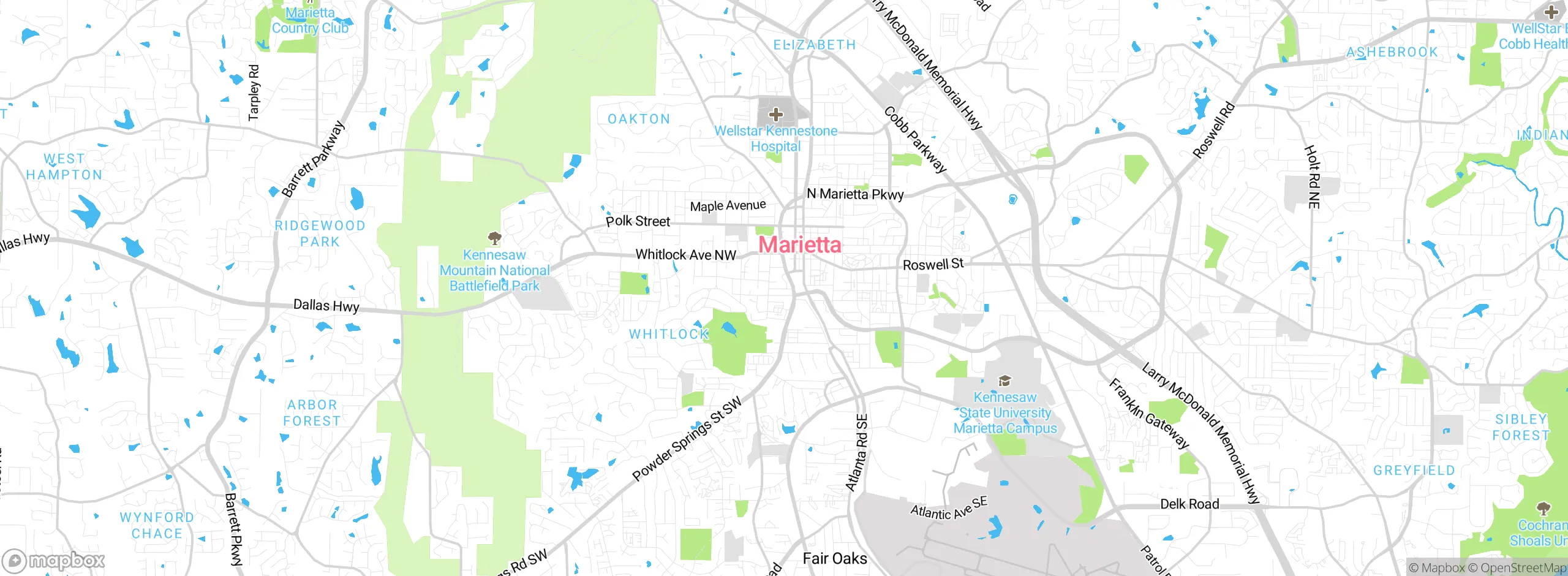 Map showing approximate location