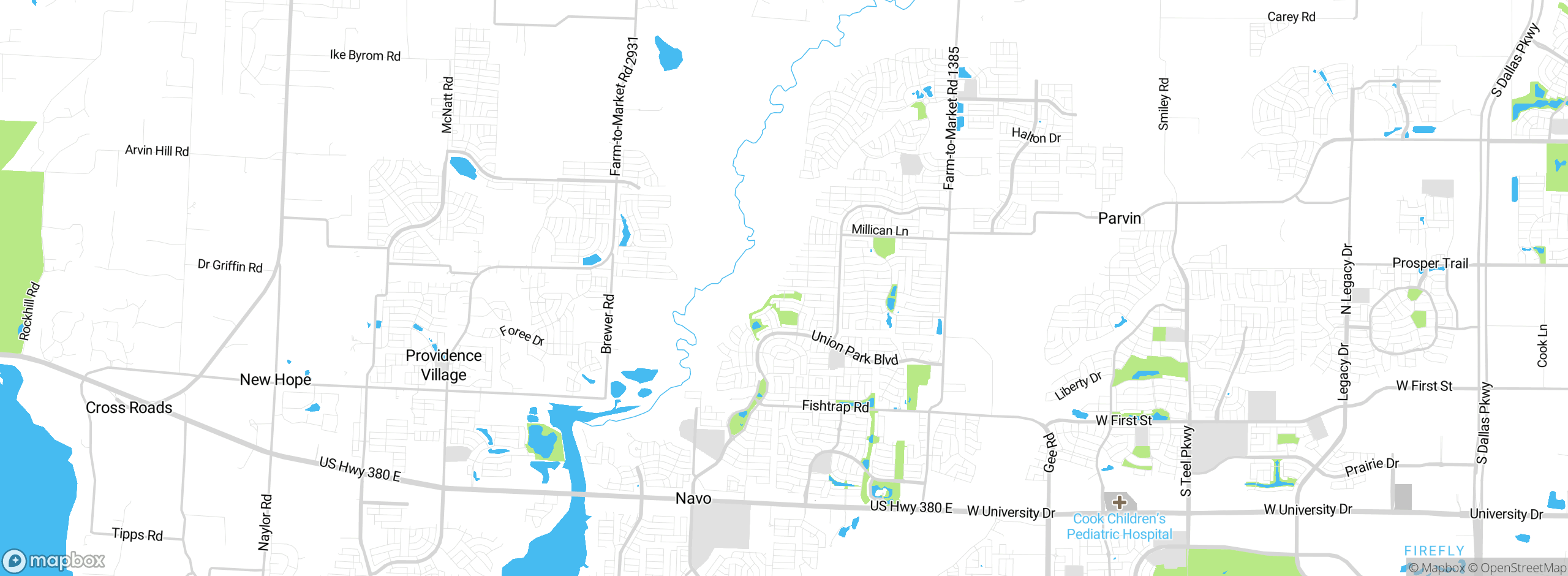 Map showing approximate location