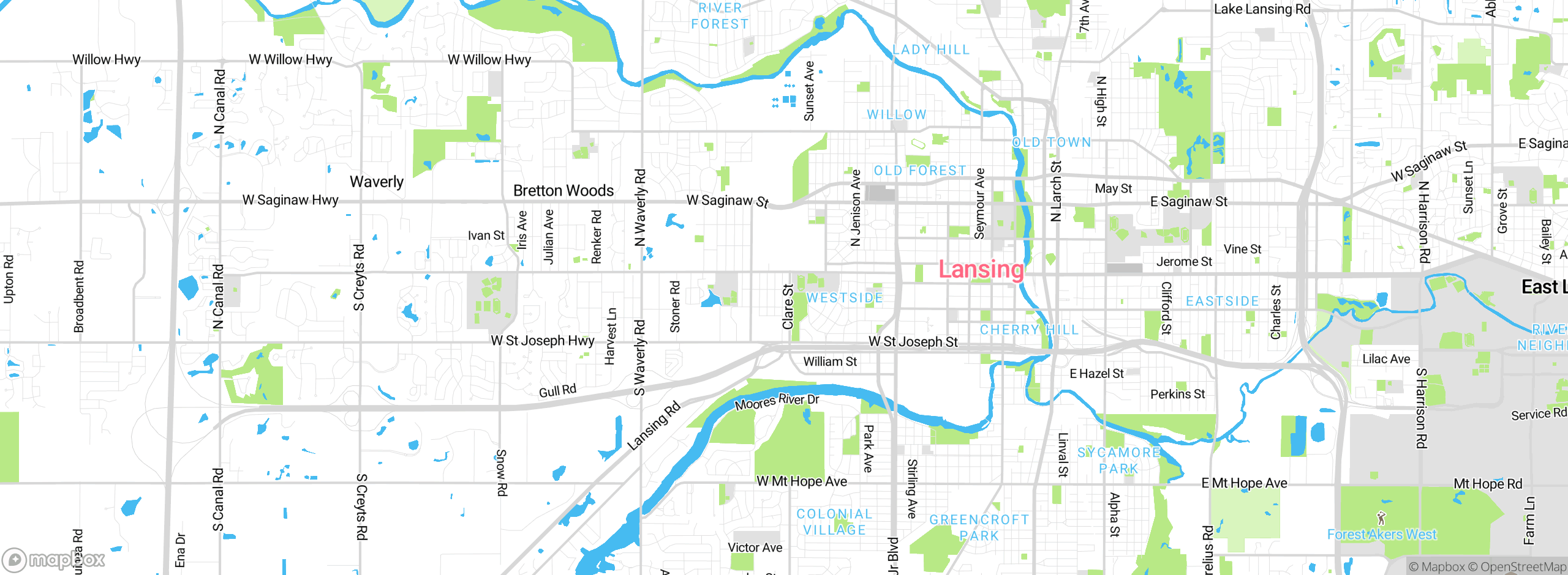 Map showing approximate location