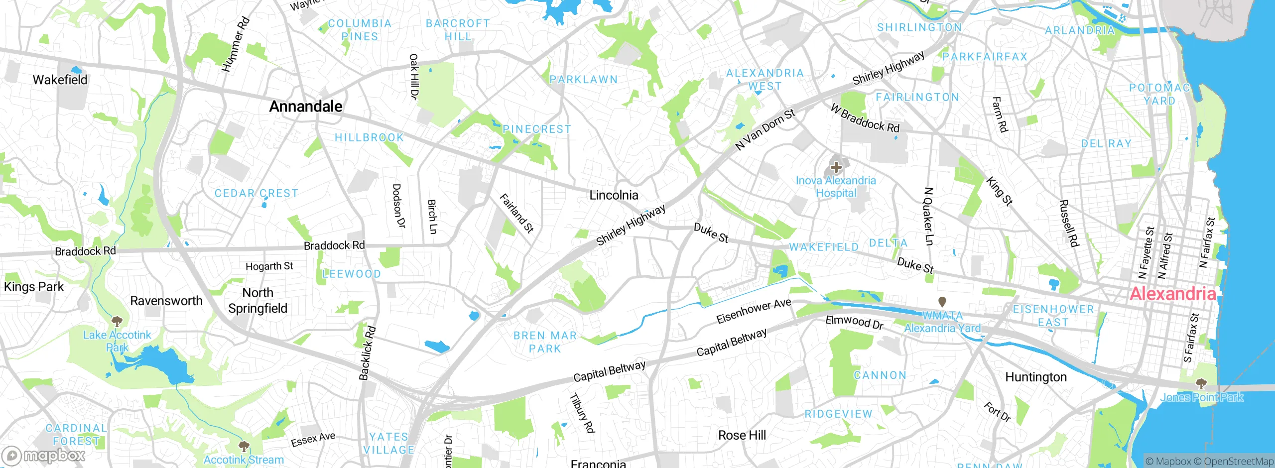 Map showing approximate location