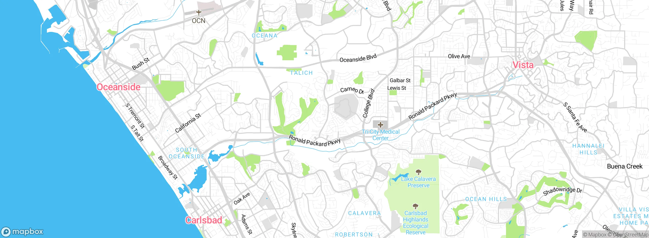 Map showing approximate location