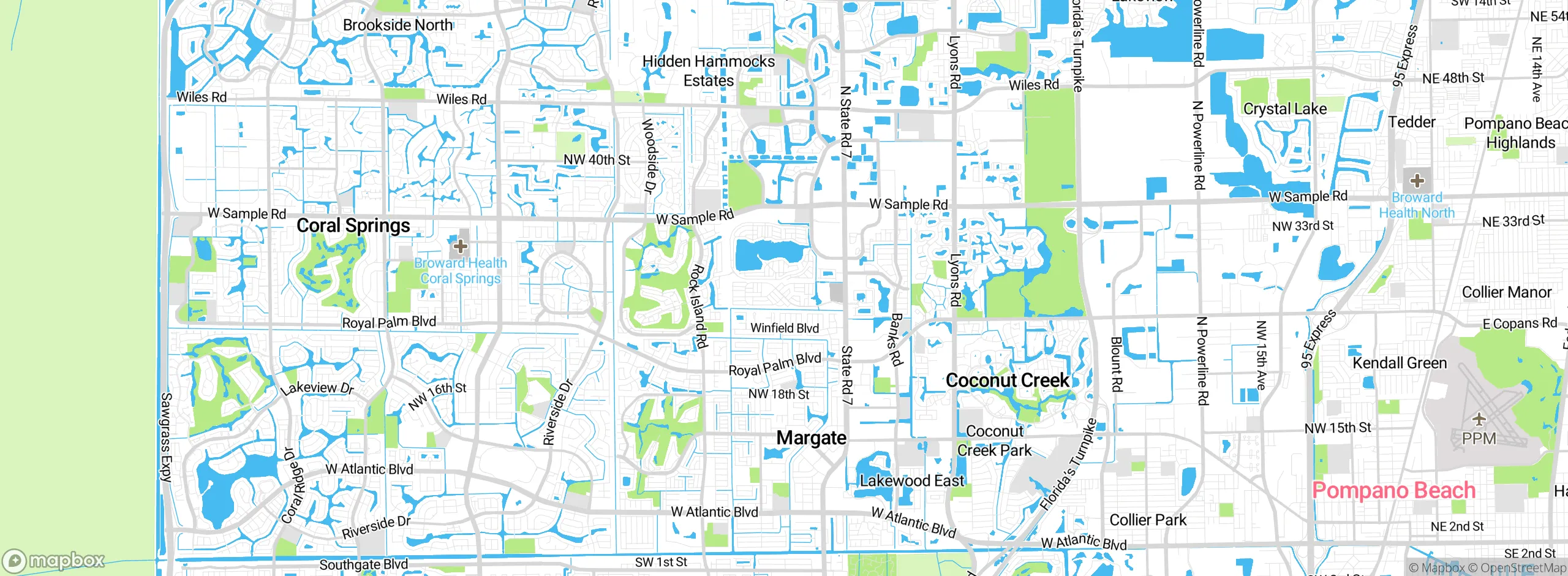 Map showing approximate location