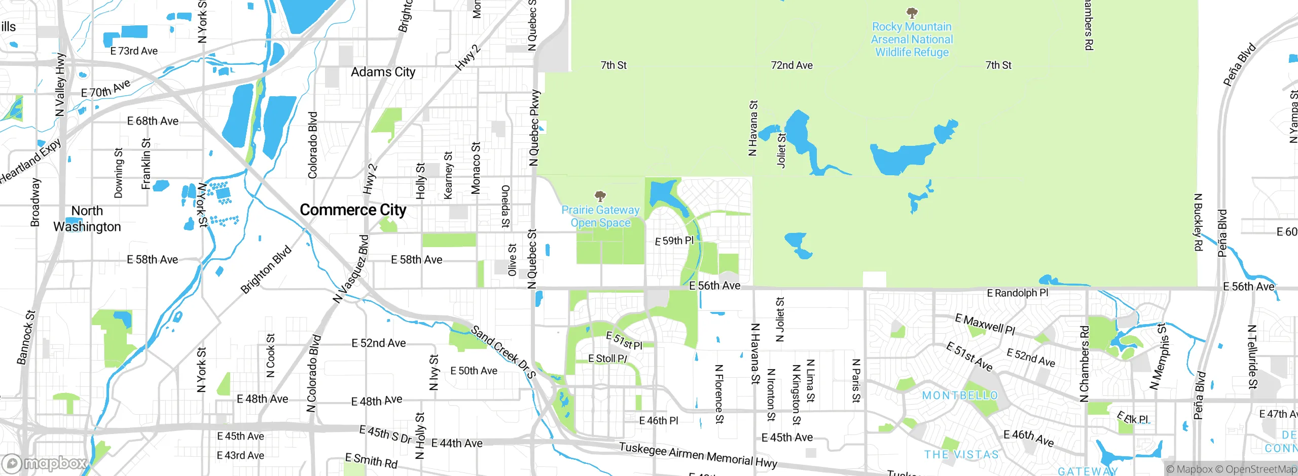 Map showing approximate location