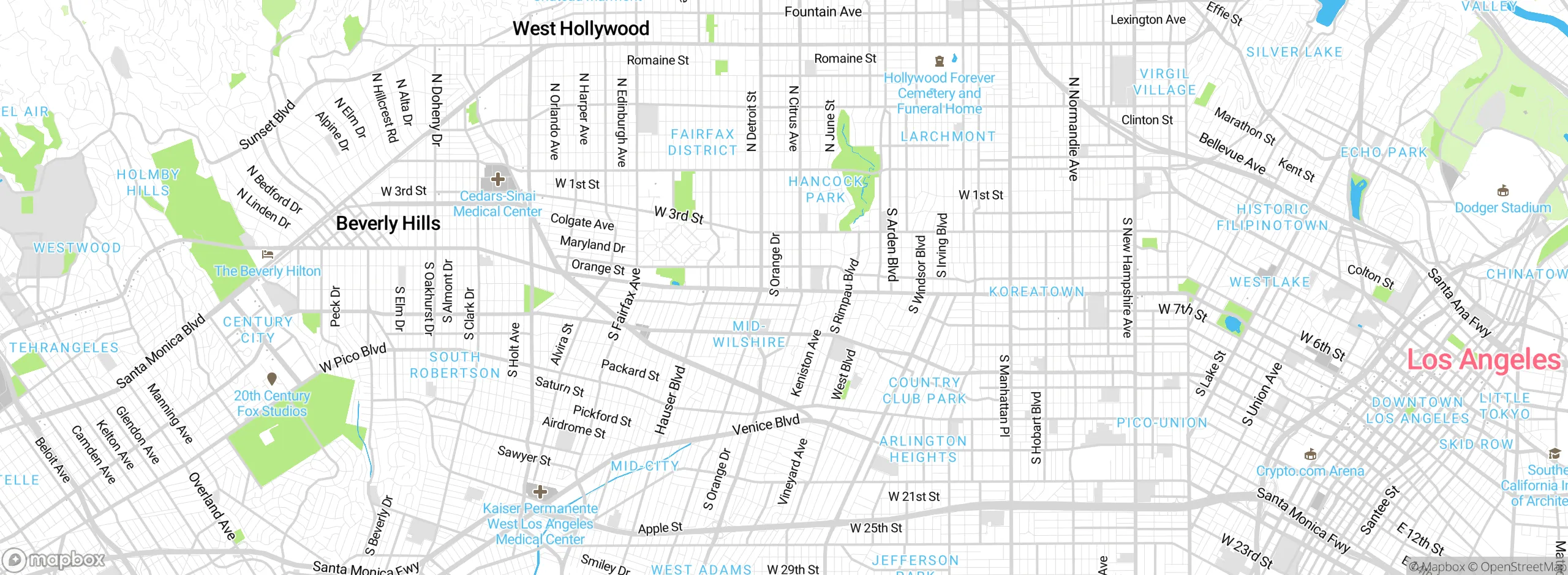Map showing approximate location