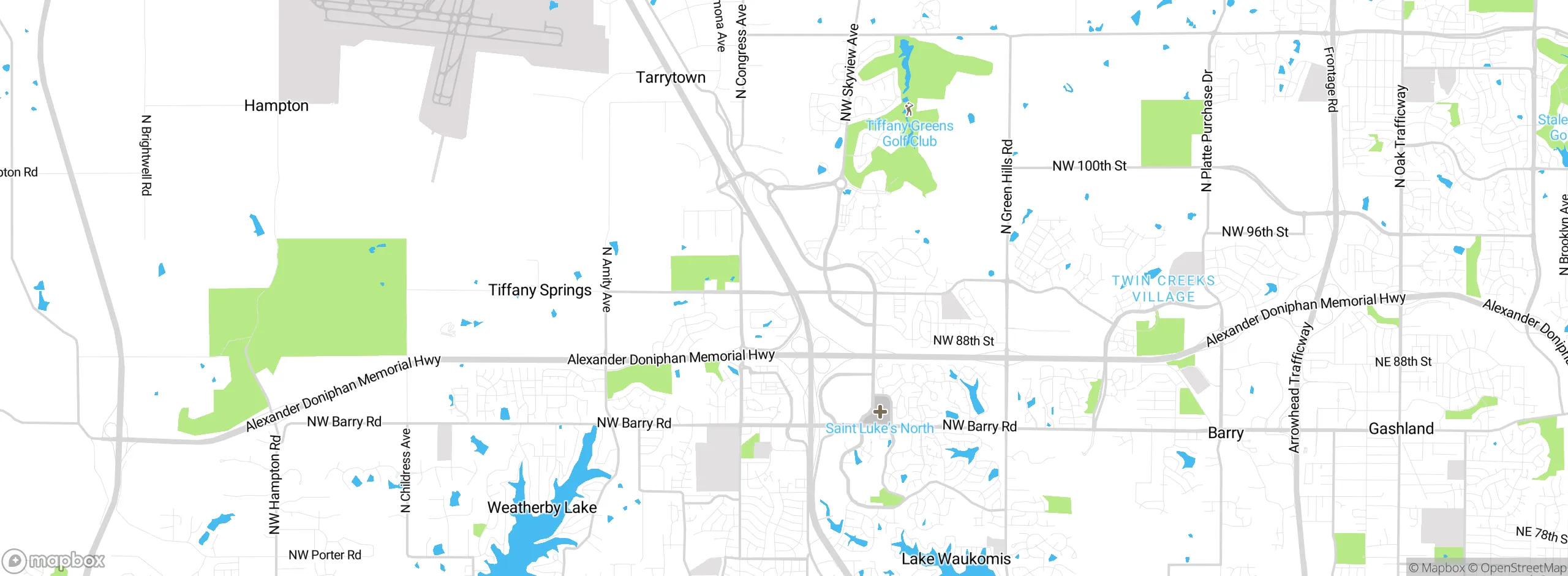 Map showing approximate location