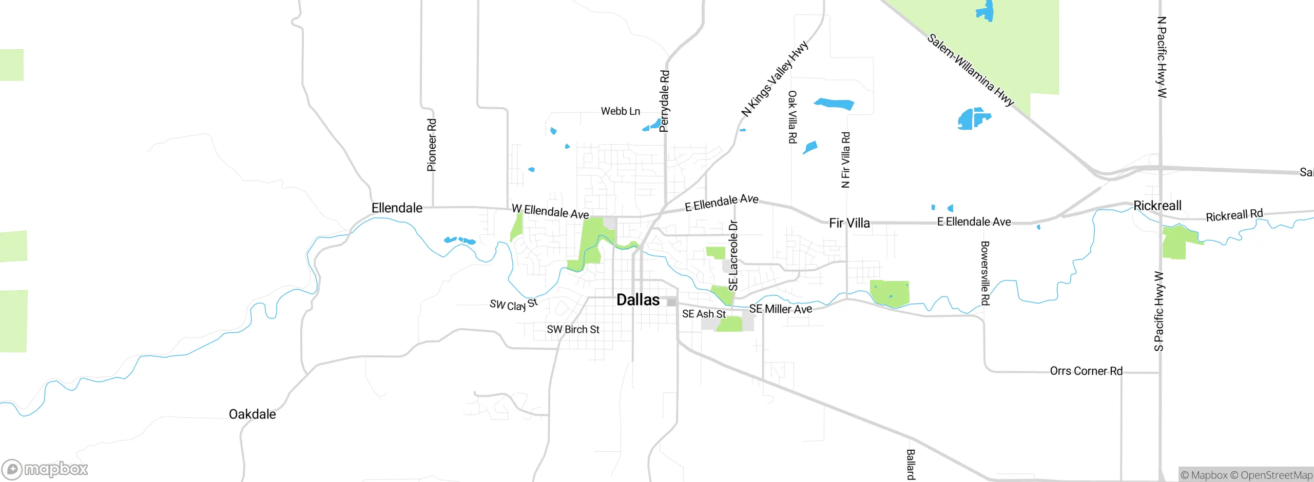 Map showing approximate location
