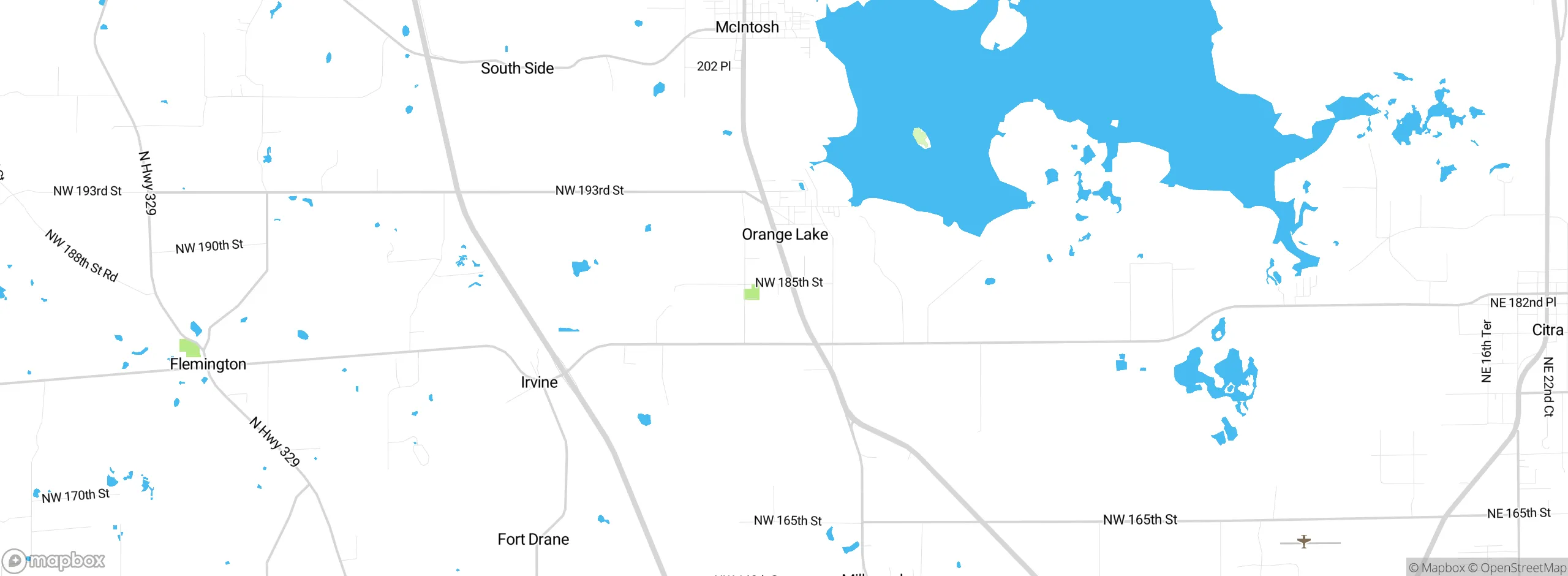 Map showing approximate location